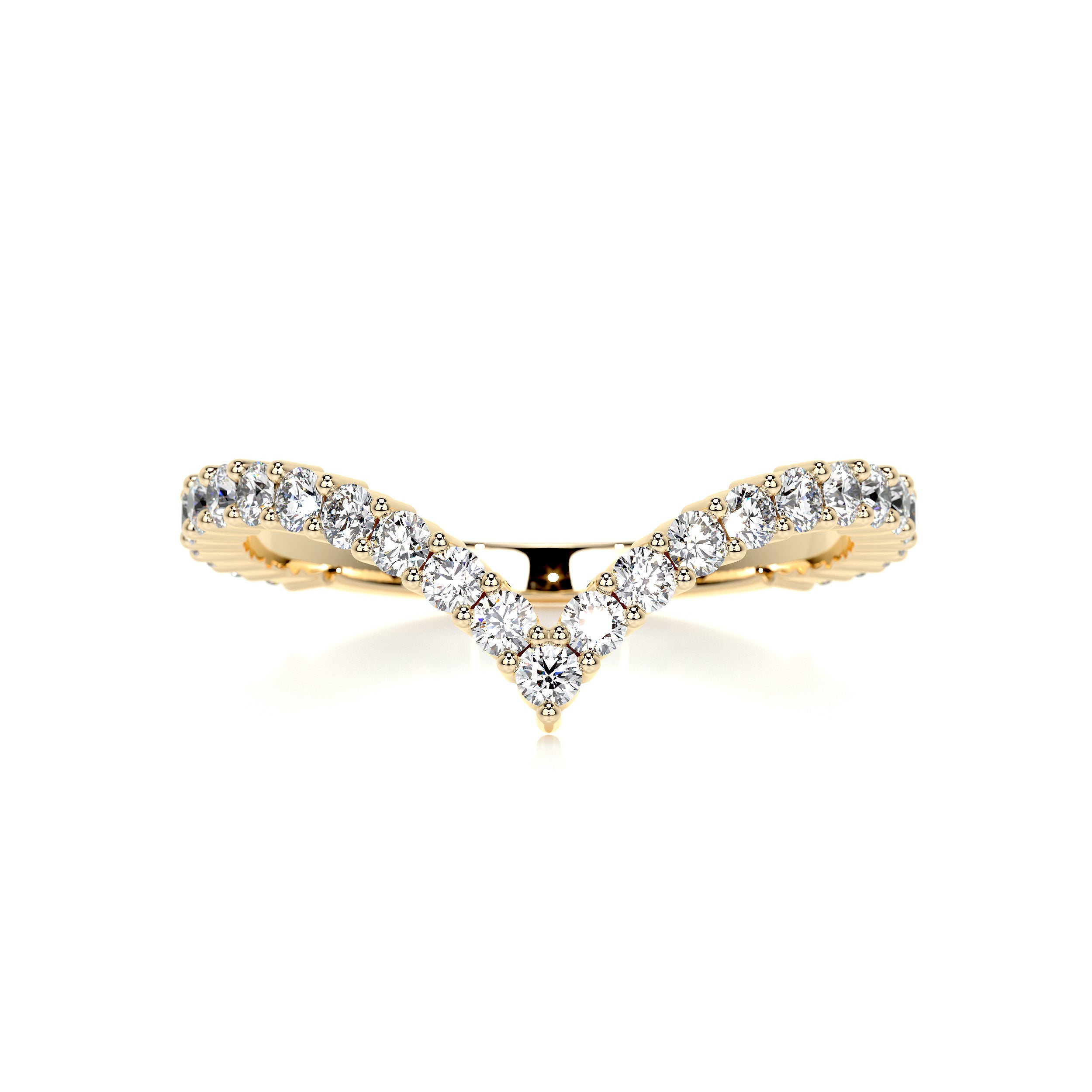 Dawn Diamond Wedding Ring (0.50 Carat) -18K Yellow Gold