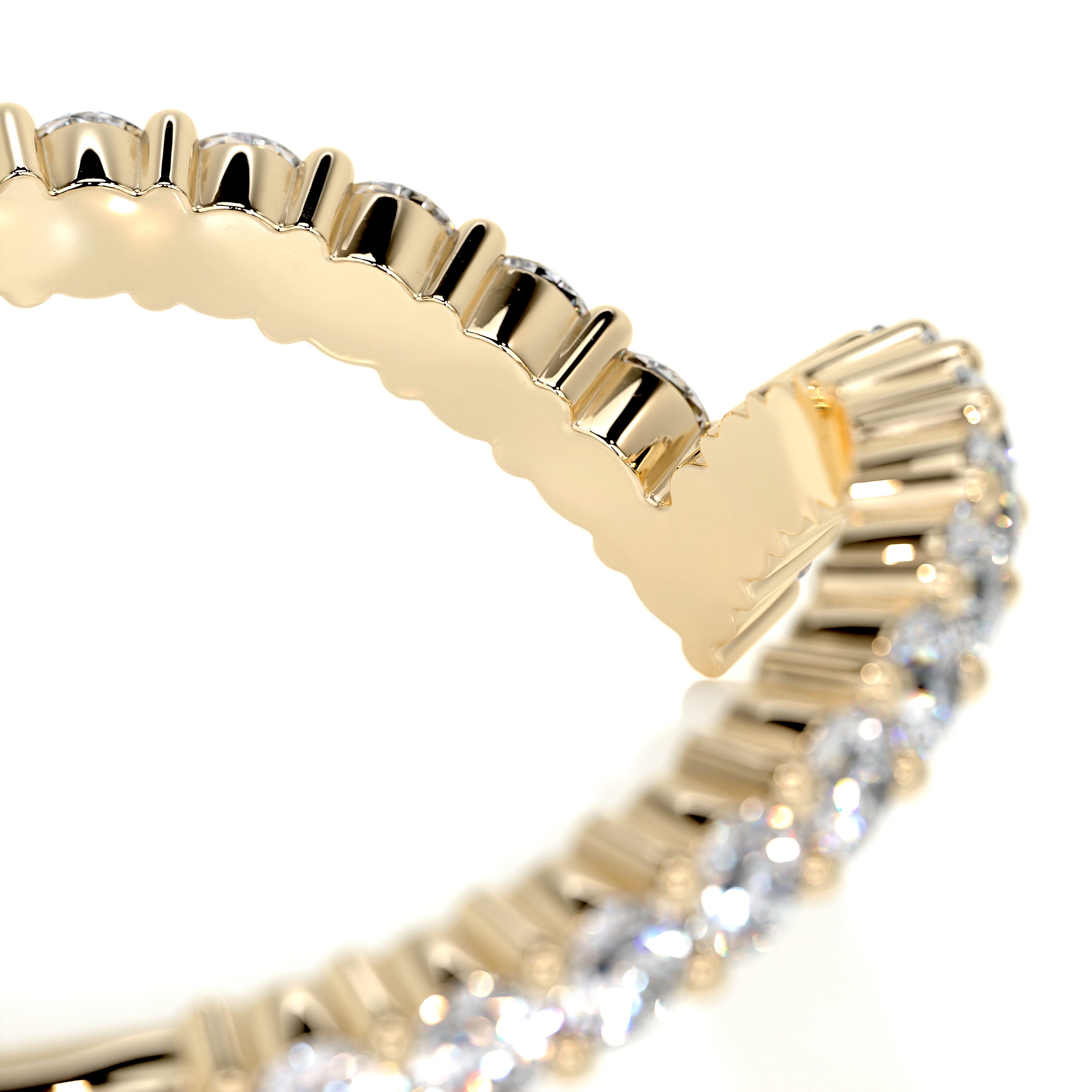 Dawn Diamond Wedding Ring (0.50 Carat) -18K Yellow Gold