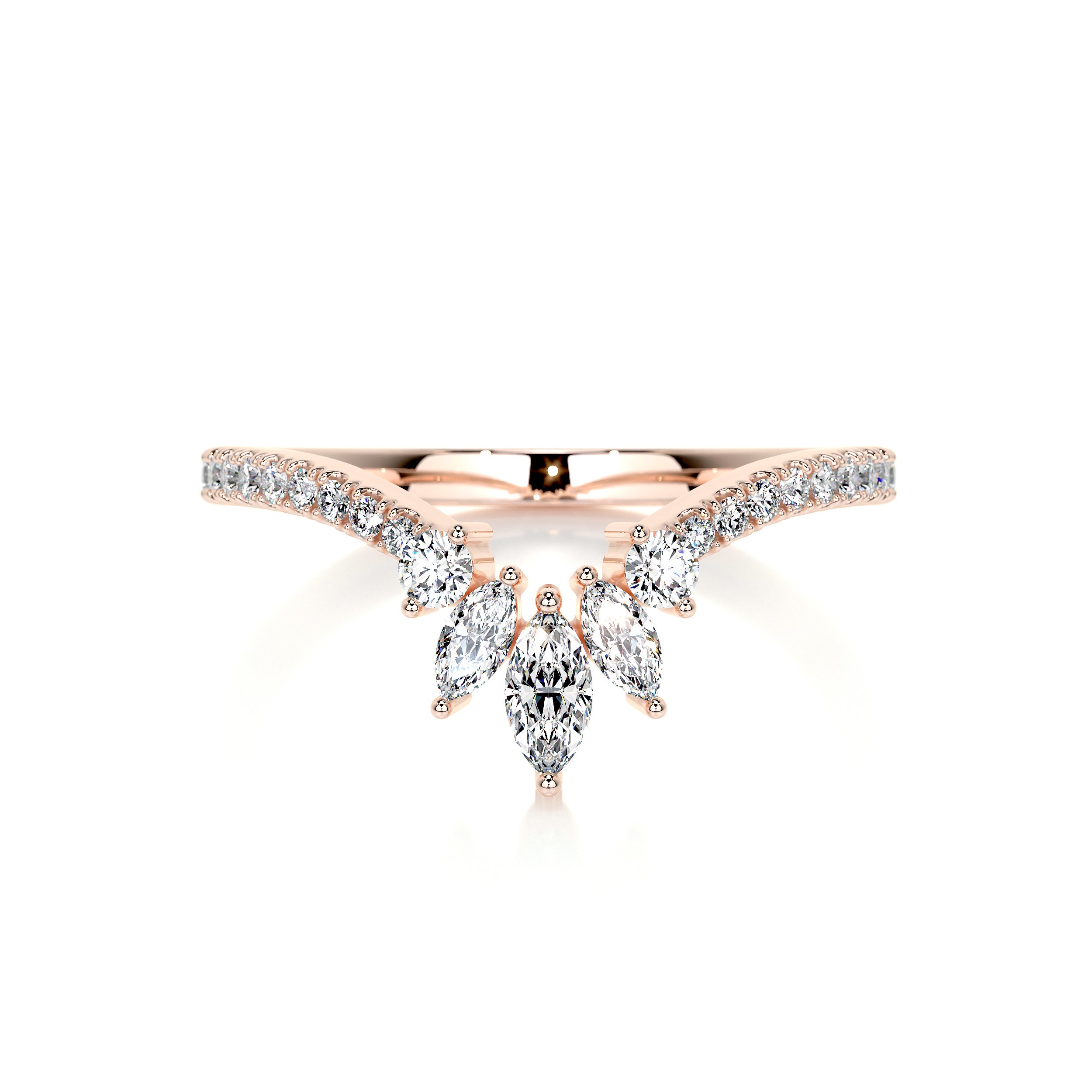 Lauren Lab Grown Diamond Wedding Ring (0.30 Carat) -14K Rose Gold