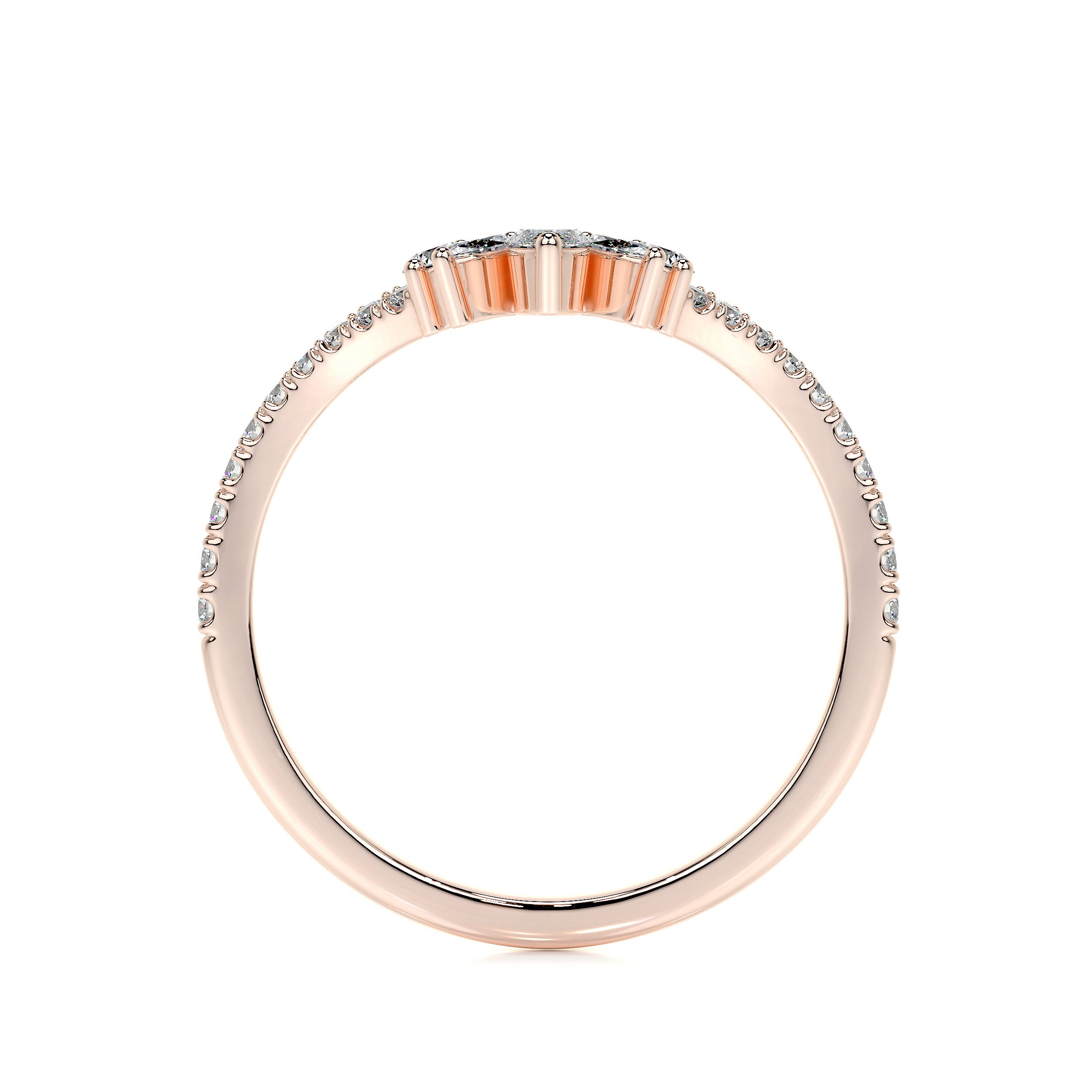 Lauren Lab Grown Diamond Wedding Ring (0.30 Carat) -14K Rose Gold