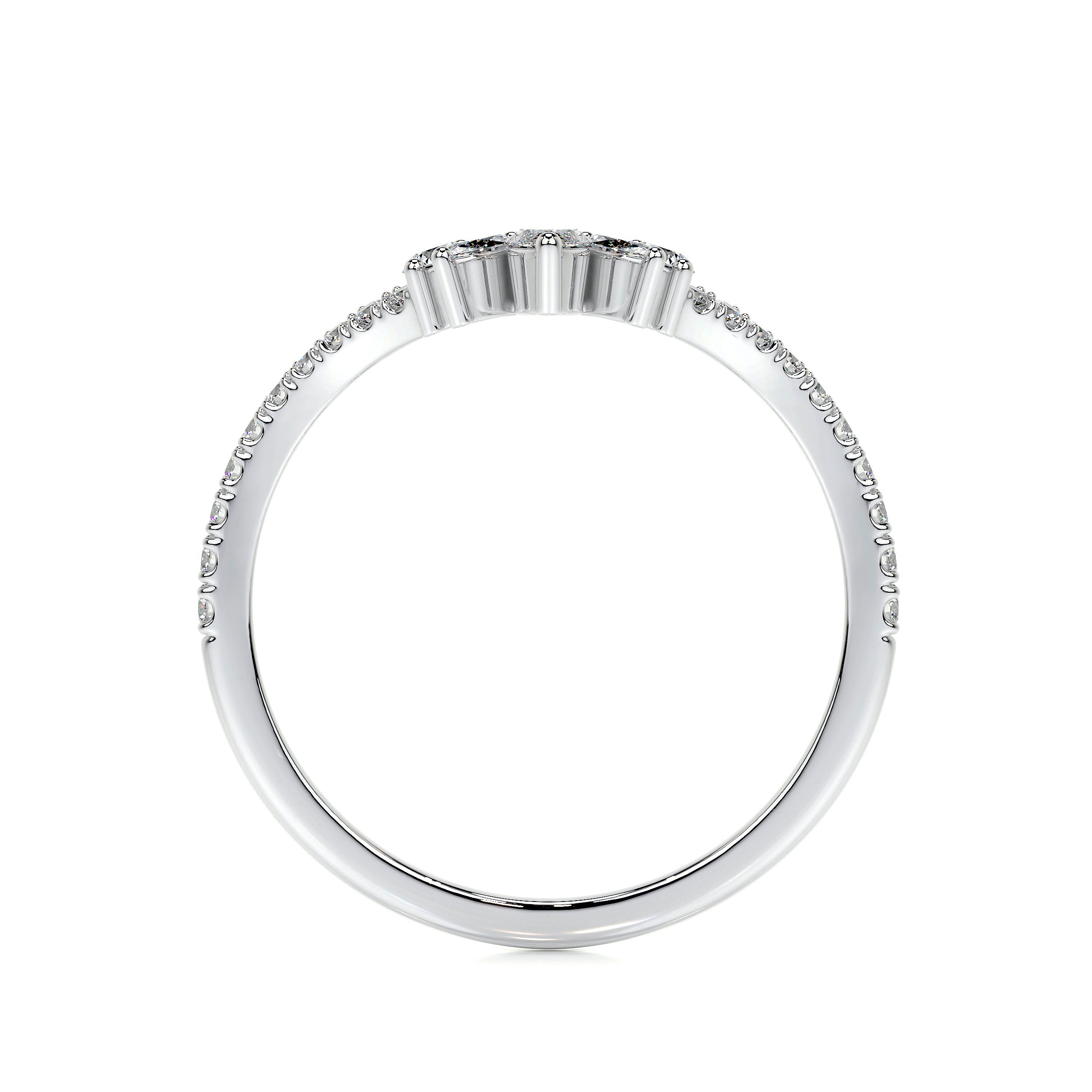 Lauren Lab Grown Diamond Wedding Ring   (0.30 Carat) -14K White Gold