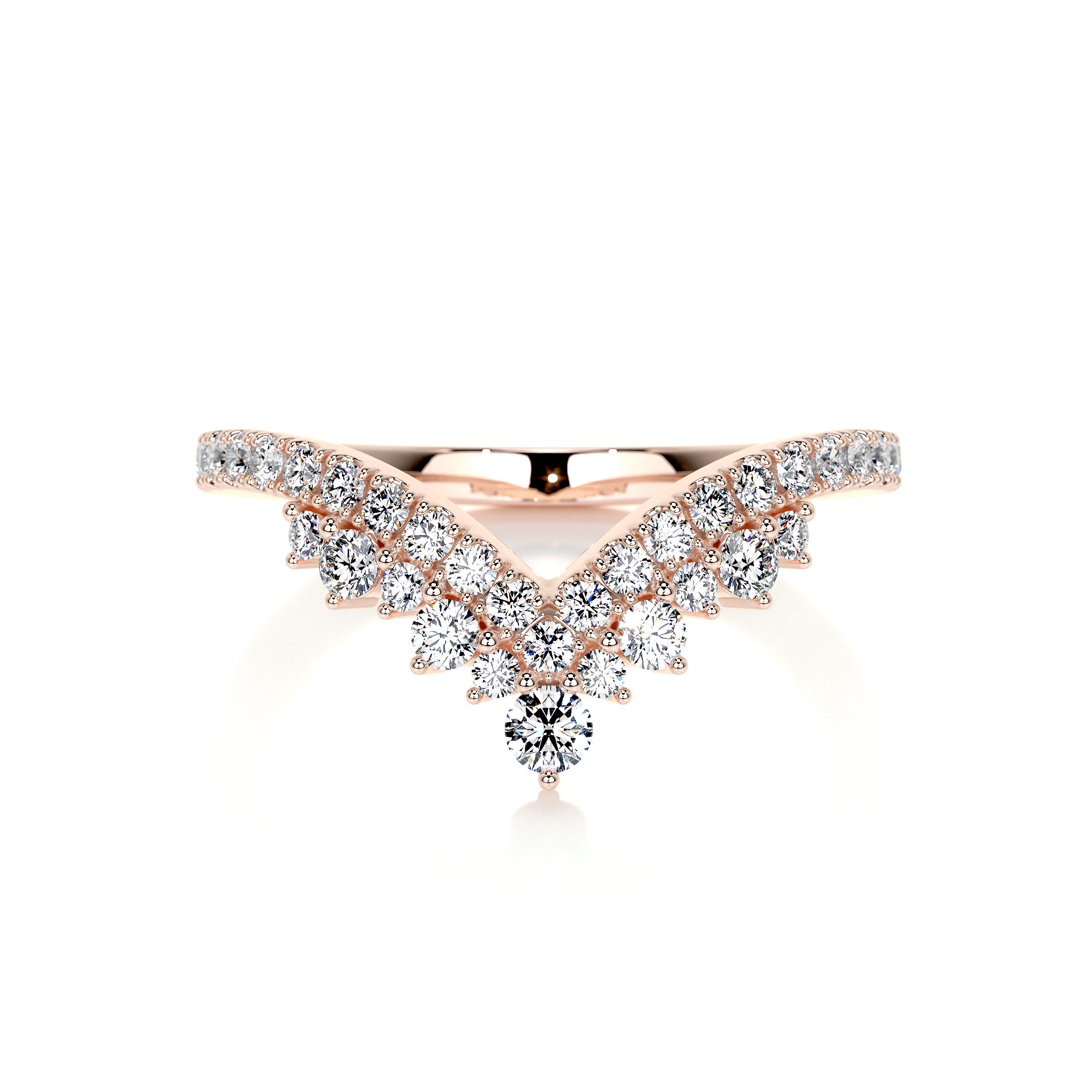 Mia Lab Grown Diamond Wedding Ring (0.50 Carat) -14K Rose Gold