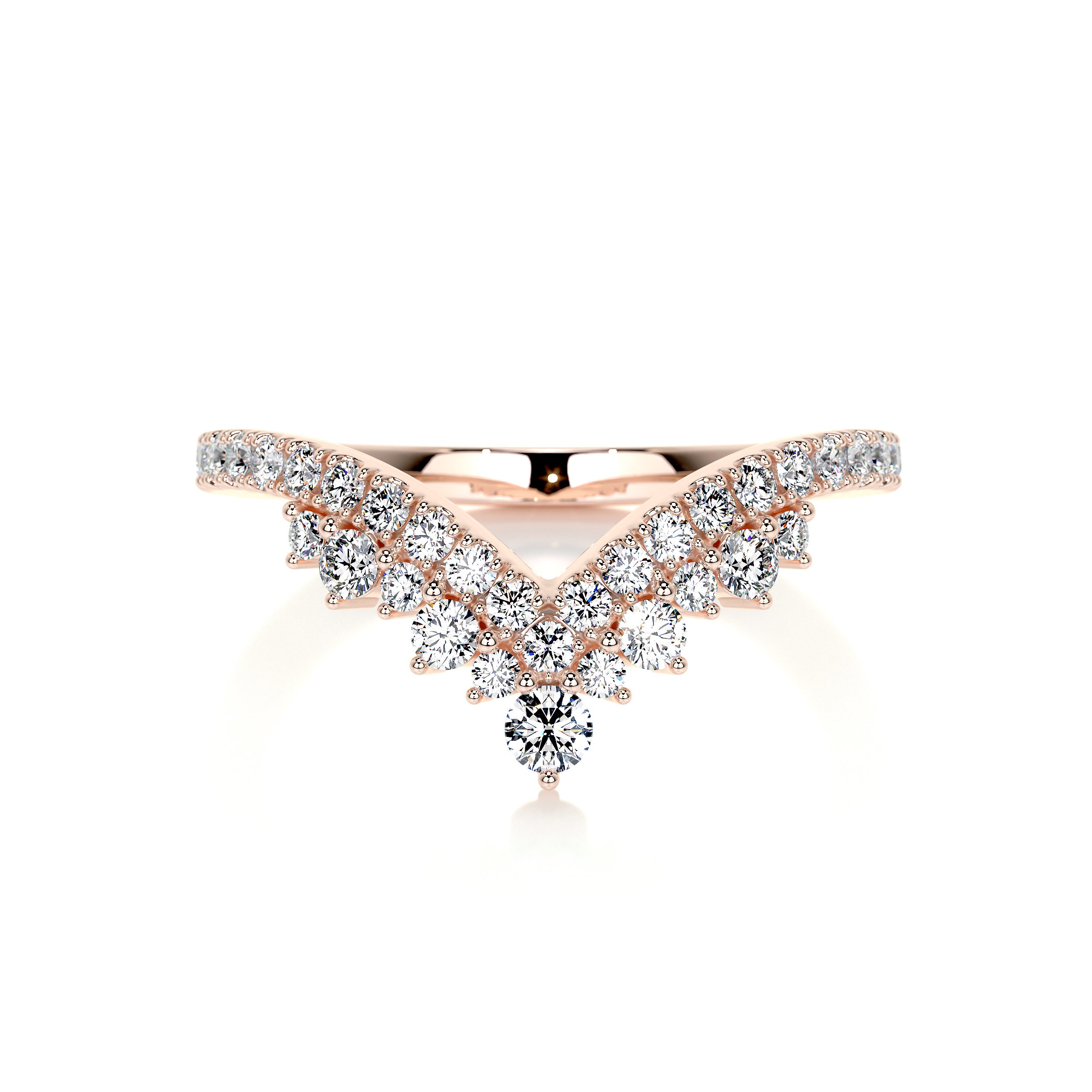 Mia Lab Grown Diamond Wedding Ring   (0.50 Carat) -14K Rose Gold