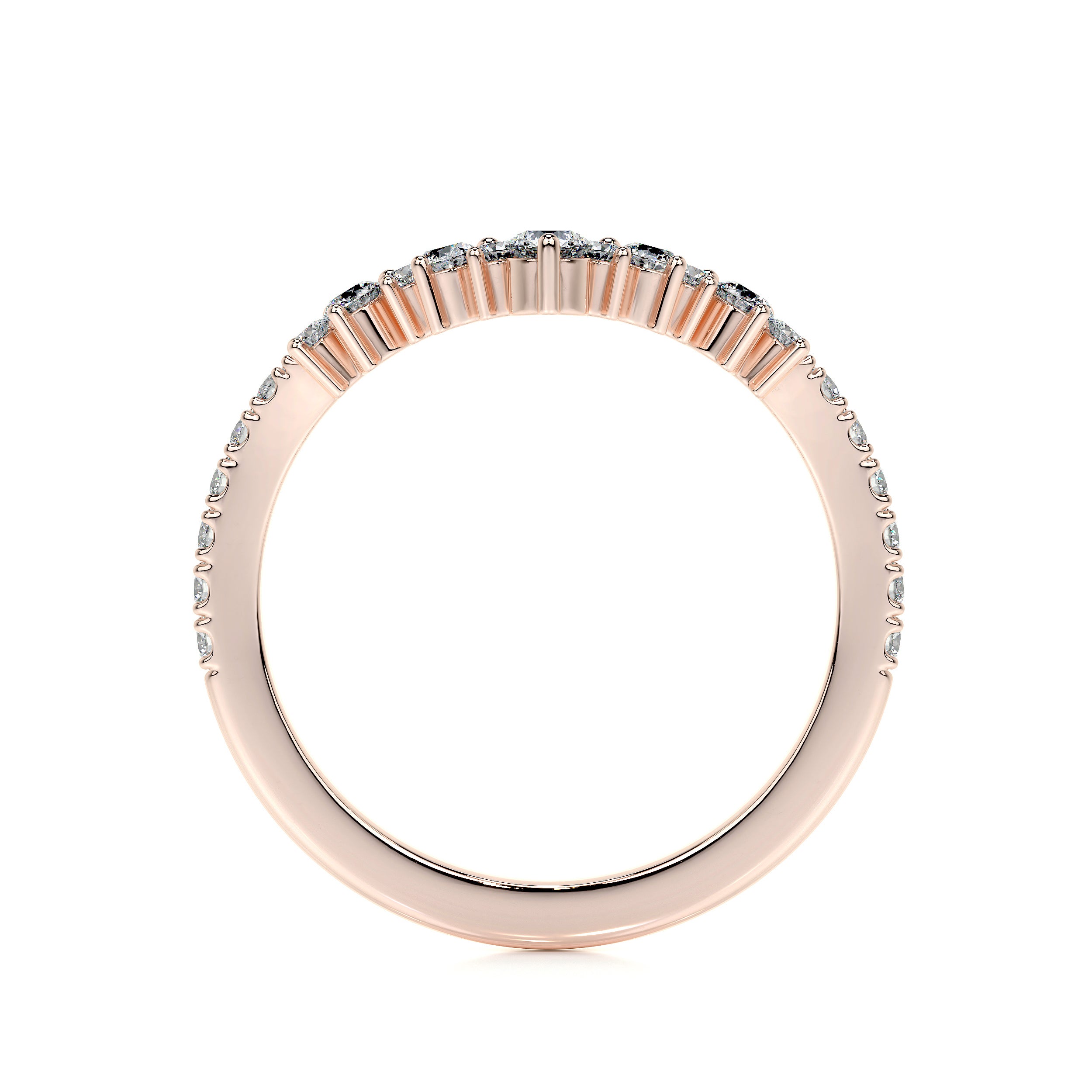 Mia Lab Grown Diamond Wedding Ring   (0.50 Carat) -14K Rose Gold