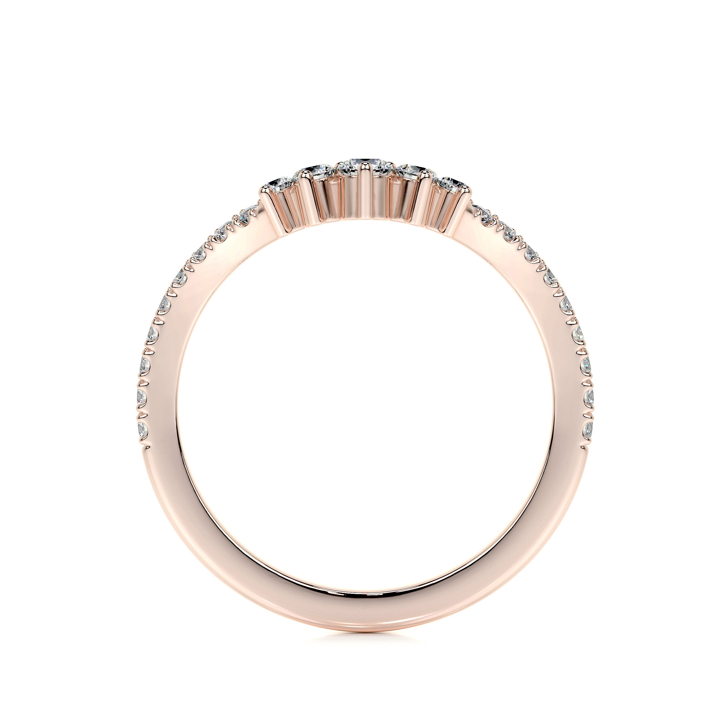 Mia Lab Grown Diamond Wedding Ring (0.35 Carat) -14K Rose Gold