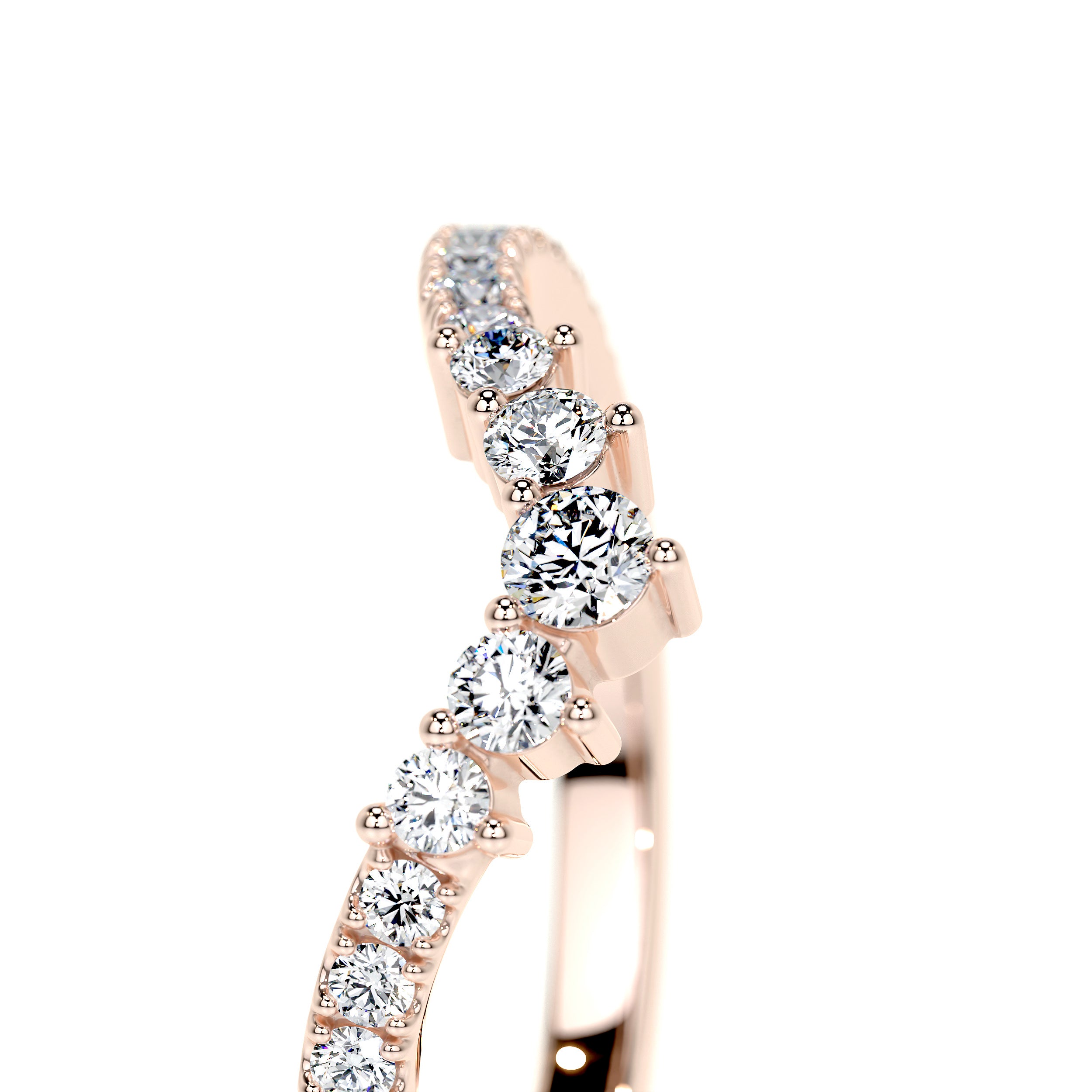 Mia Lab Grown Diamond Wedding Ring (0.35 Carat) -14K Rose Gold