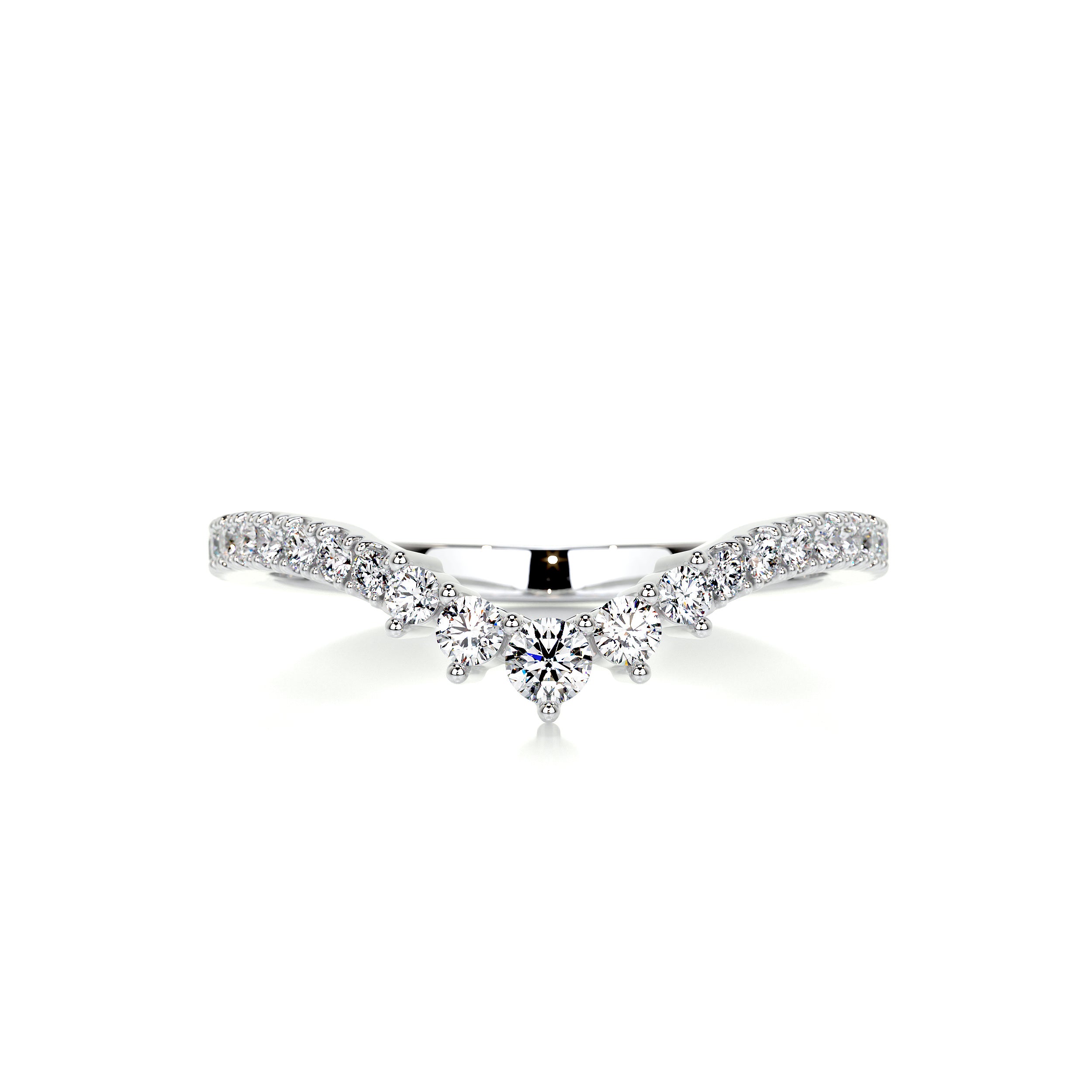 Mia Diamond Wedding Ring (0.35 Carat) -14K White Gold