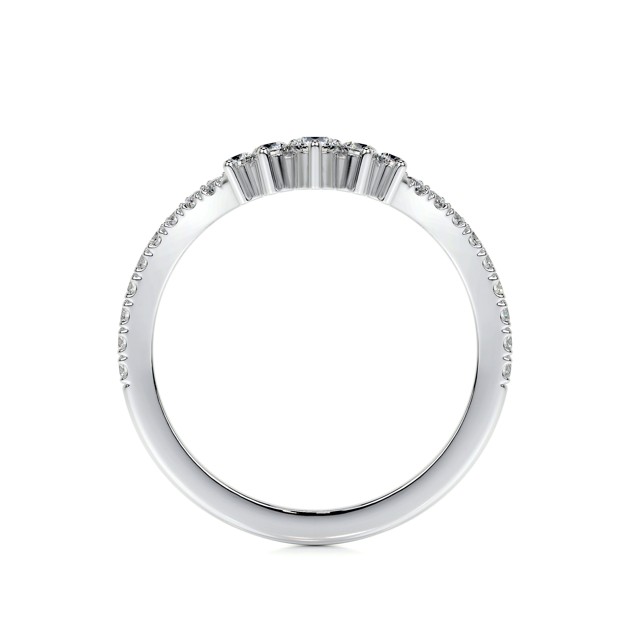 Mia Lab Grown Diamond Wedding Ring (0.35 Carat) -14K White Gold