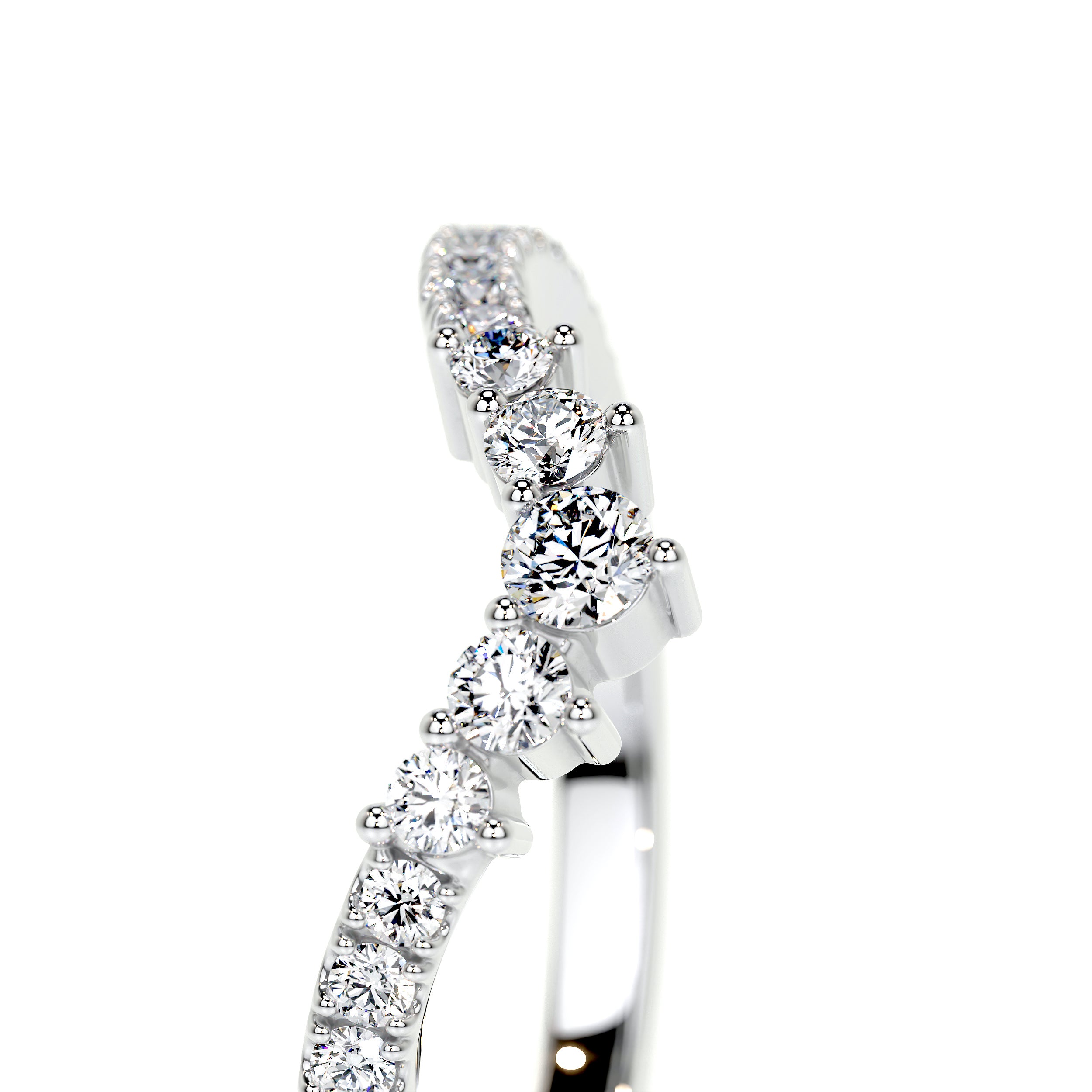 Mia Lab Grown Diamond Wedding Ring (0.35 Carat) -14K White Gold