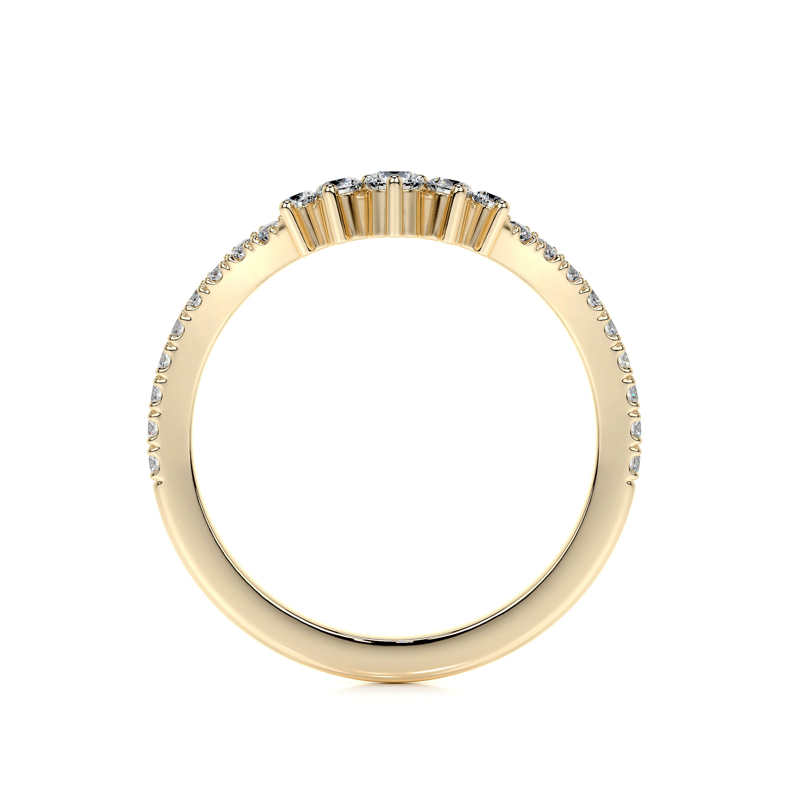Mia Lab Grown Diamond Wedding Ring (0.35 Carat) -18K Yellow Gold