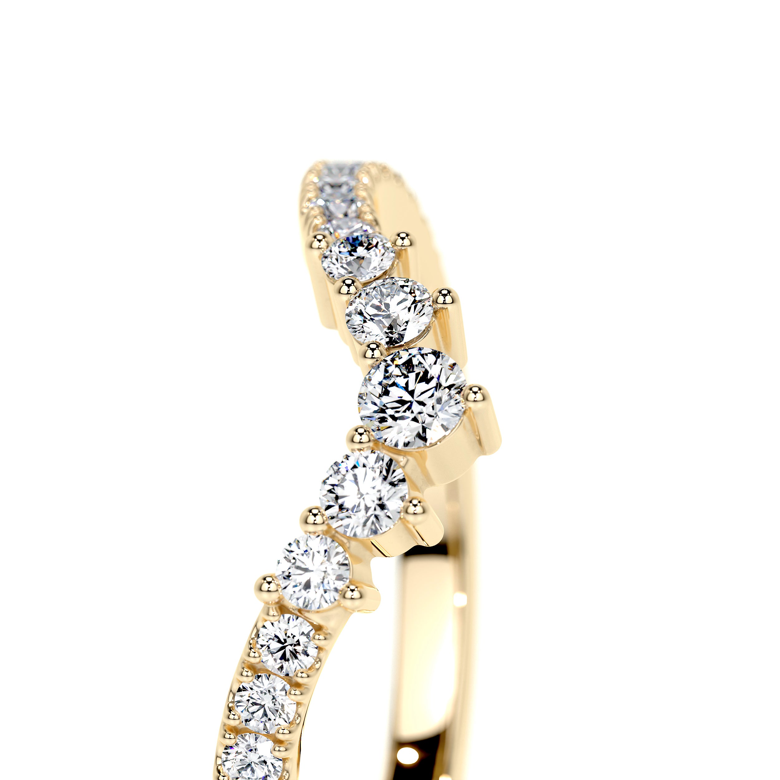 Mia Lab Grown Diamond Wedding Ring (0.35 Carat) -18K Yellow Gold
