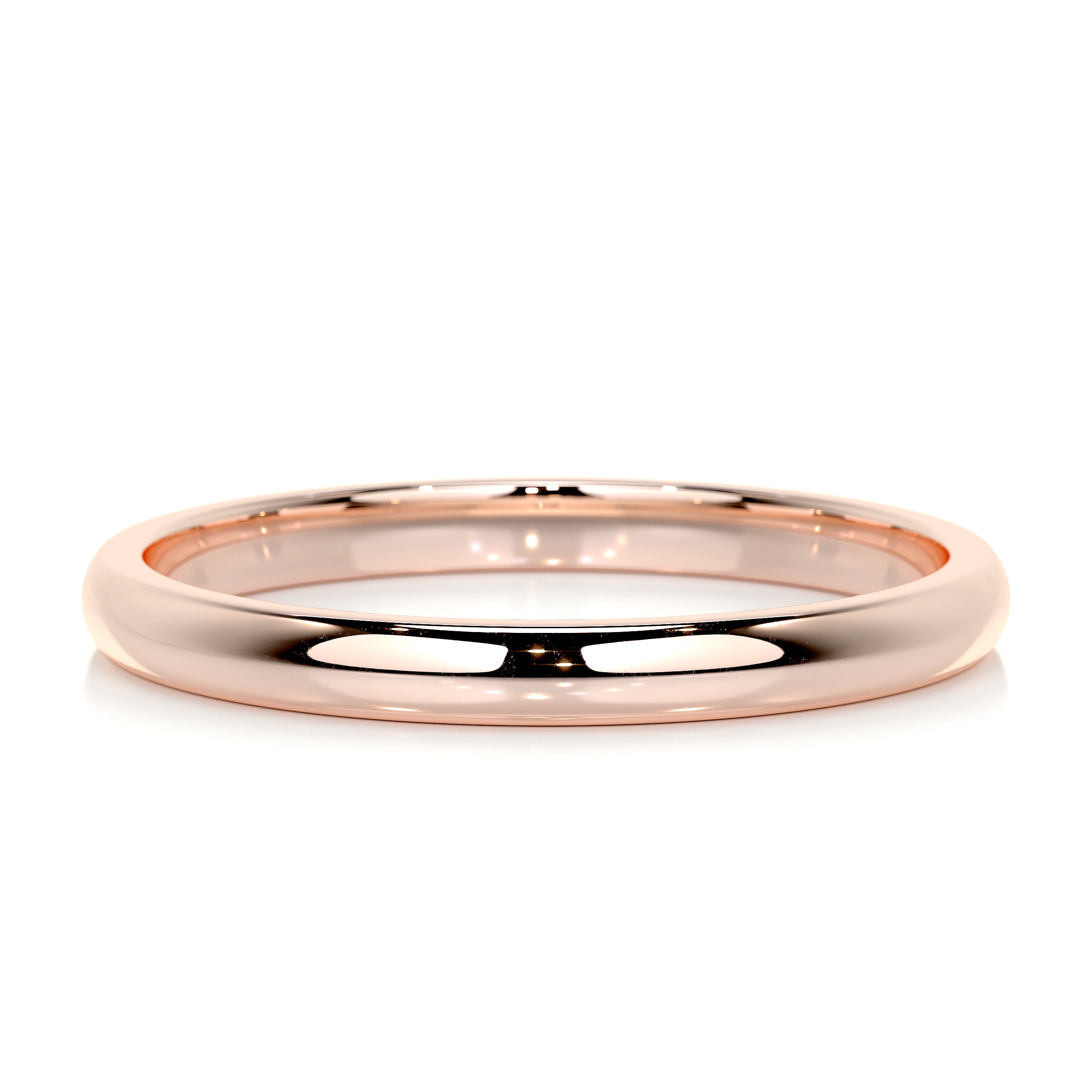 Jessi Men's Wedding Band -14K Rose Gold