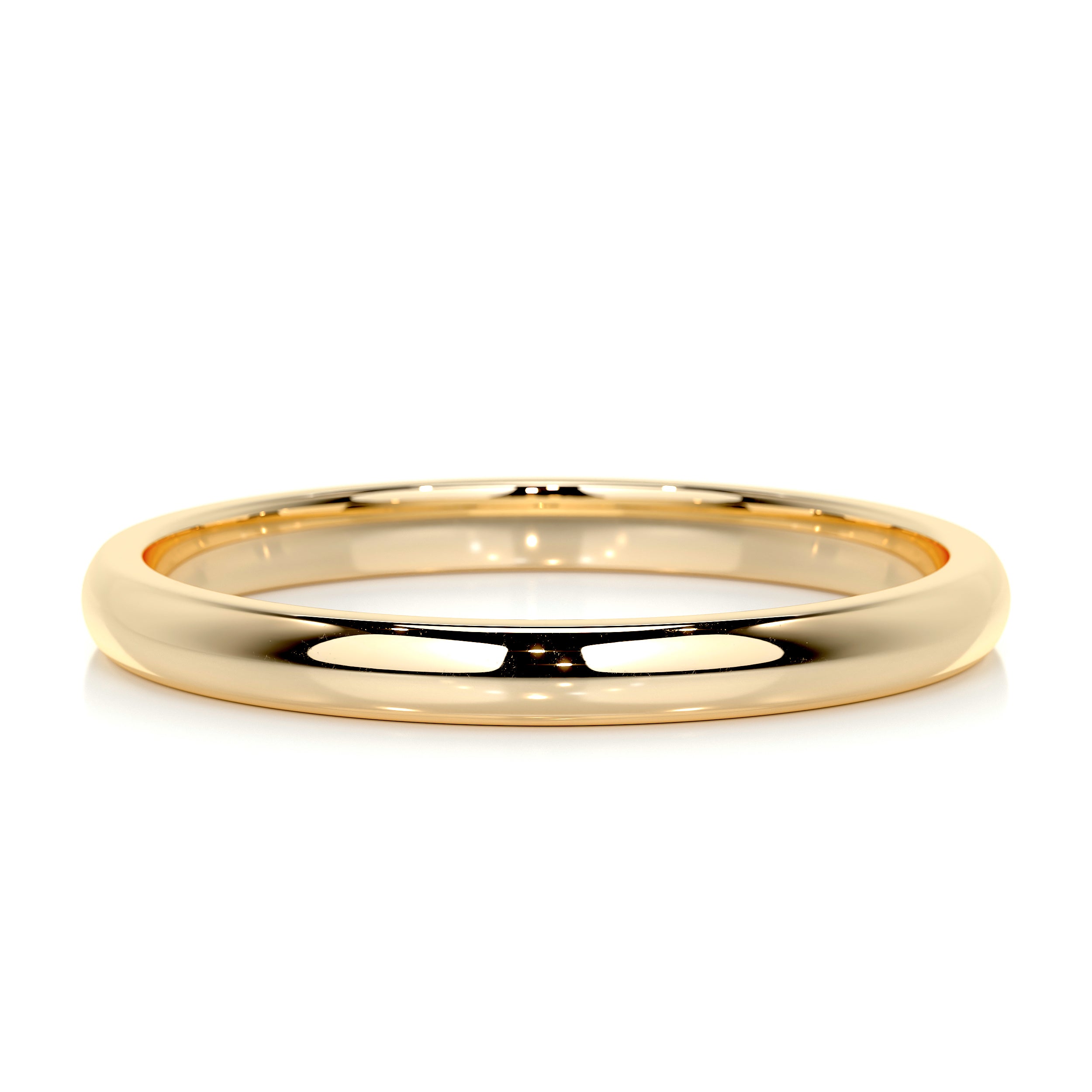 Jessi Men's Wedding Band -18K Yellow Gold