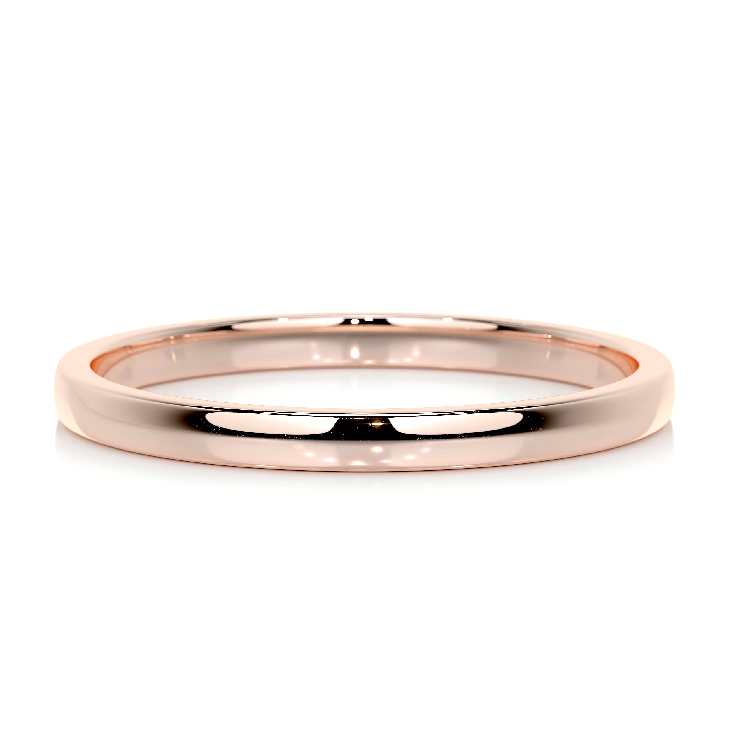 Jack Men's Wedding Band -14K Rose Gold