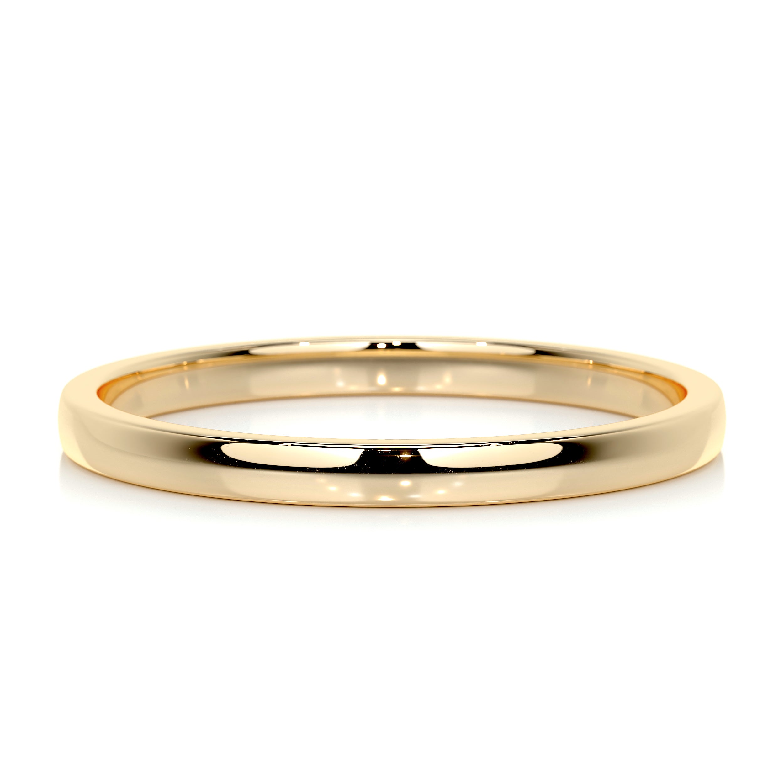 Jack Men's Wedding Band -18K Yellow Gold