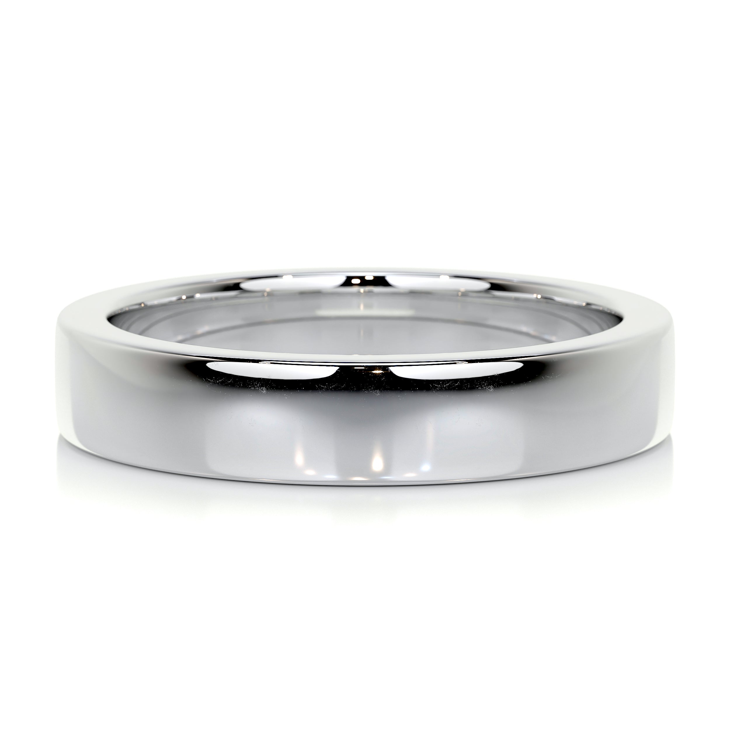 Travis Men's Wedding Band -14K White Gold