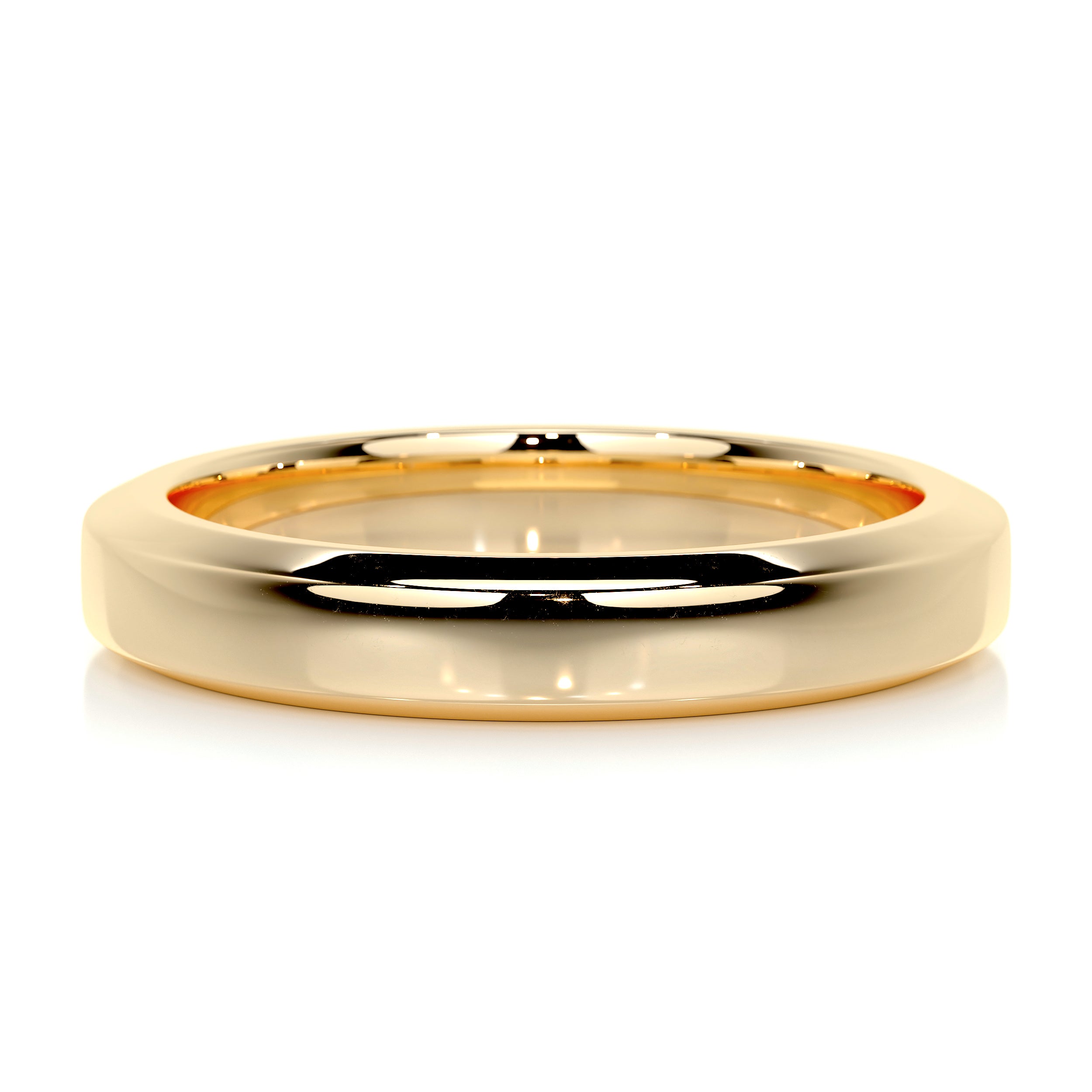 Lewis Men's Wedding Band -18K Yellow Gold