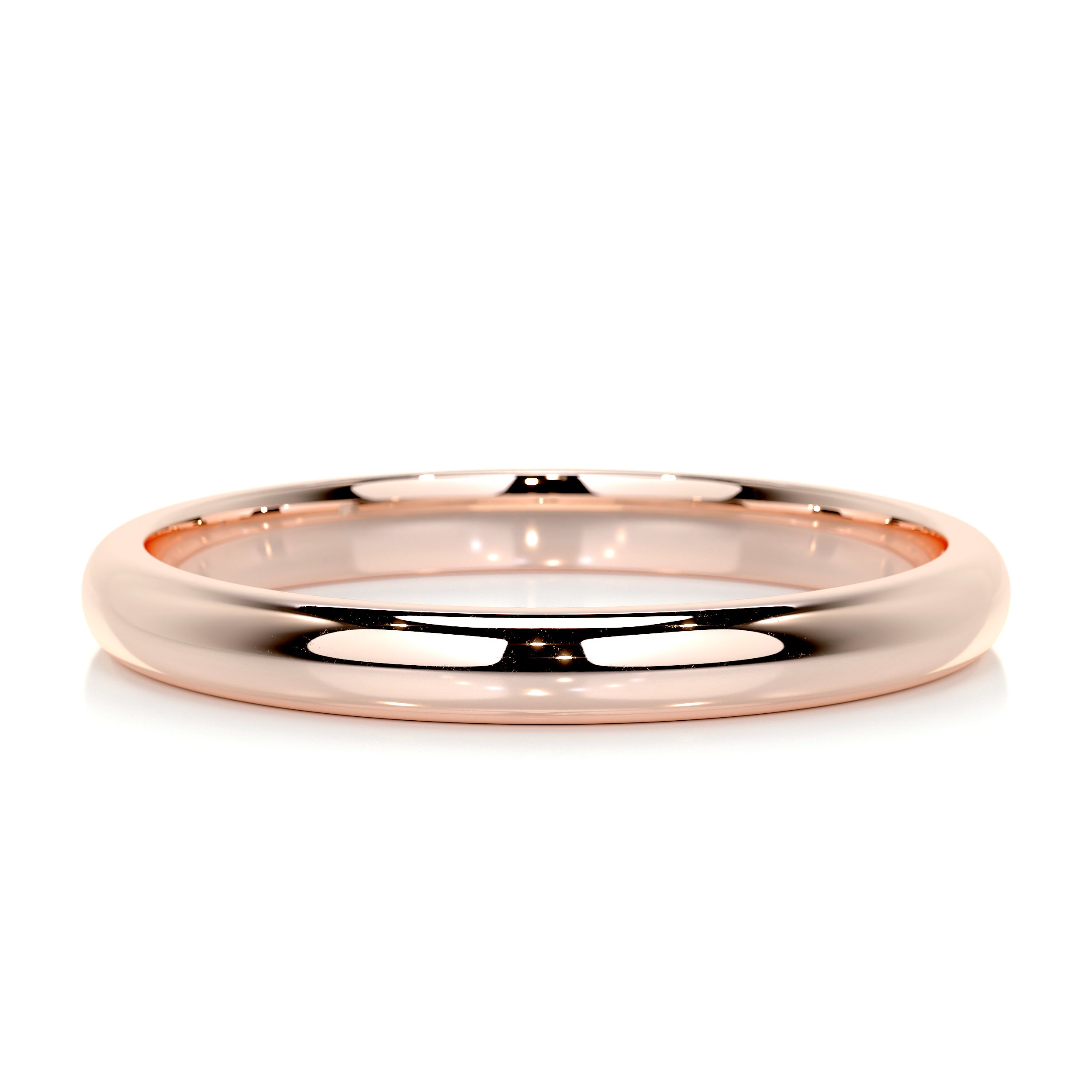 Max Men's Diamond Wedding Band (0.02 Carat) -14K Rose Gold