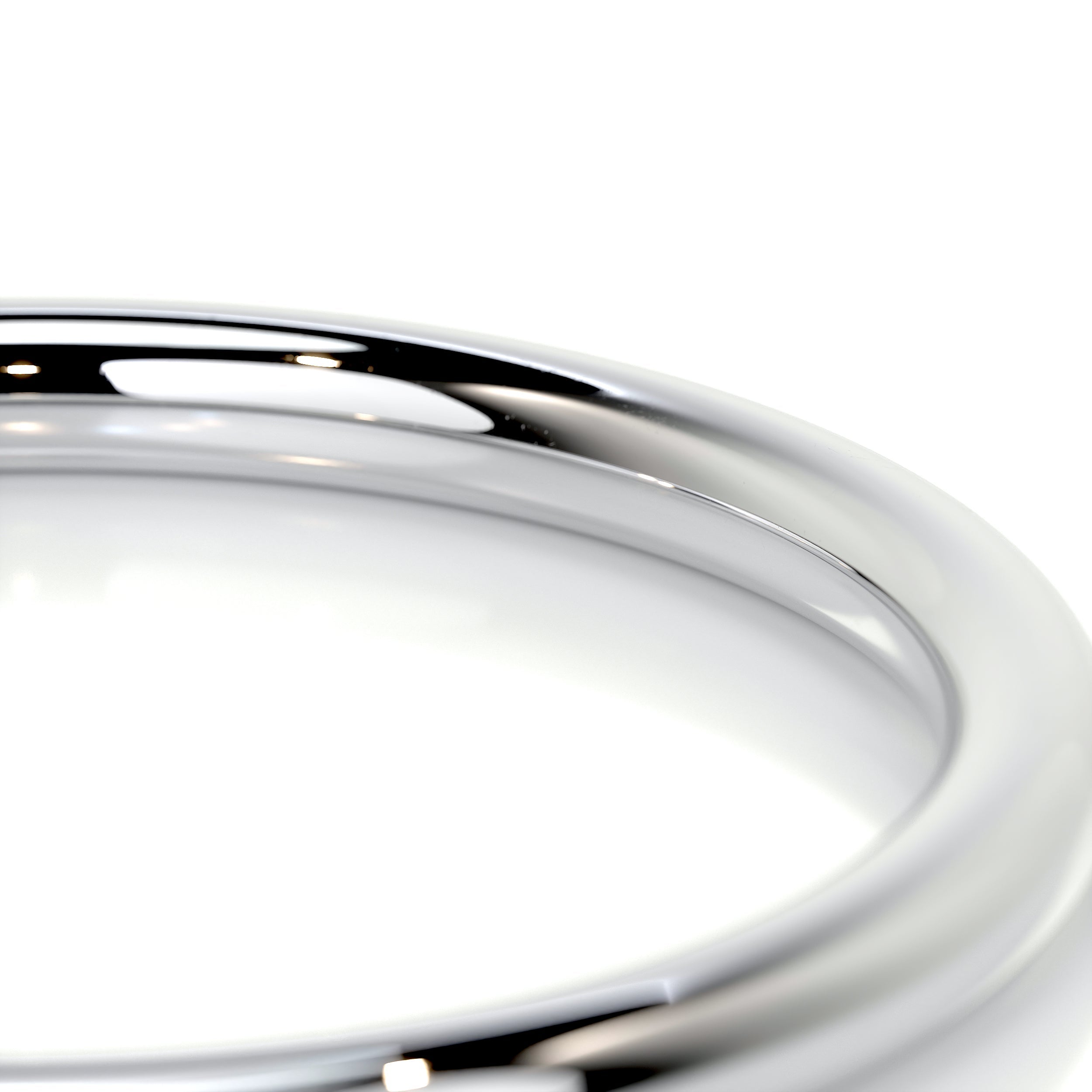 Eloise Wedding Band -14K White Gold (RTS)