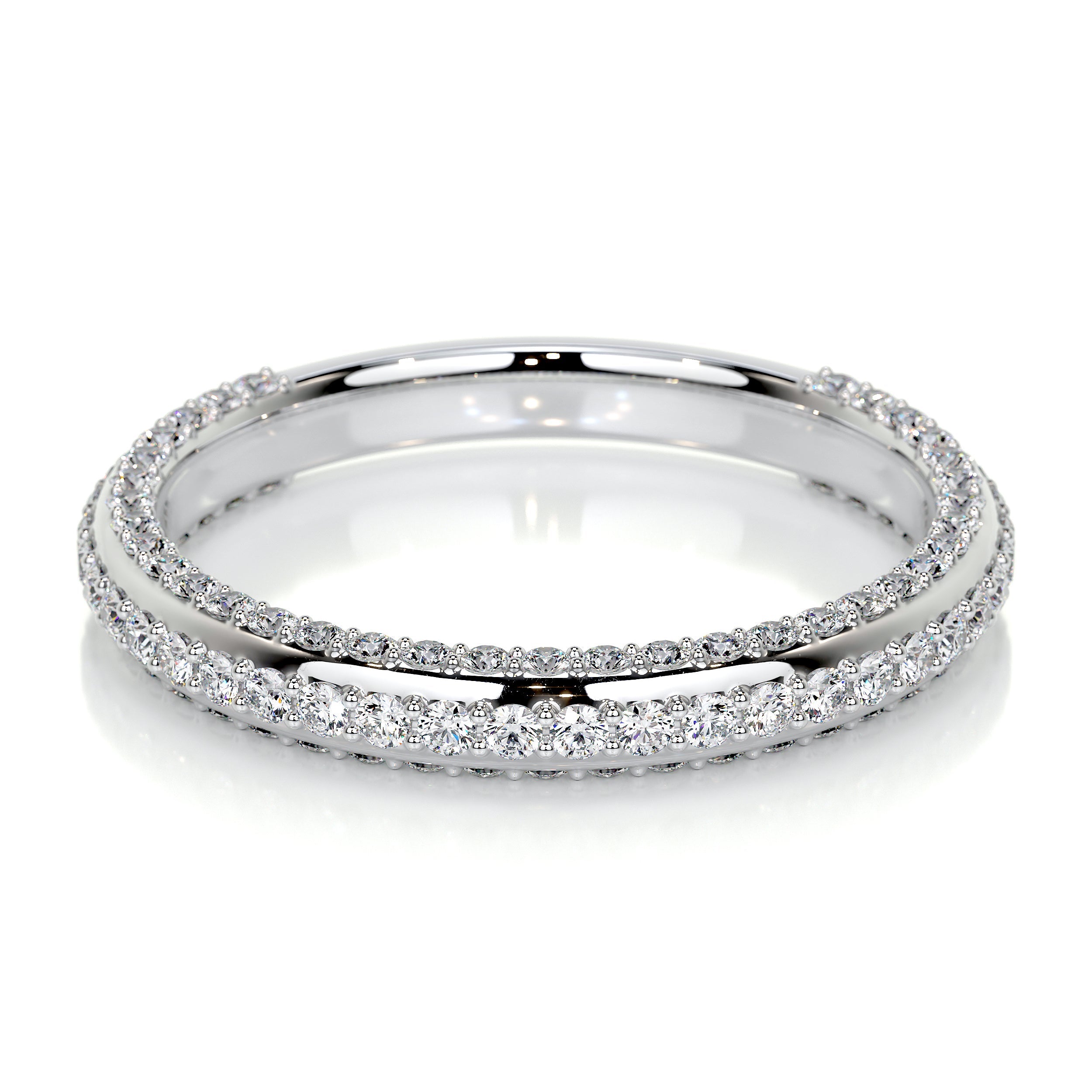 Anastasia Lab Grown Diamond Wedding Ring (0.75 Carat) -14K White Gold (RTS)