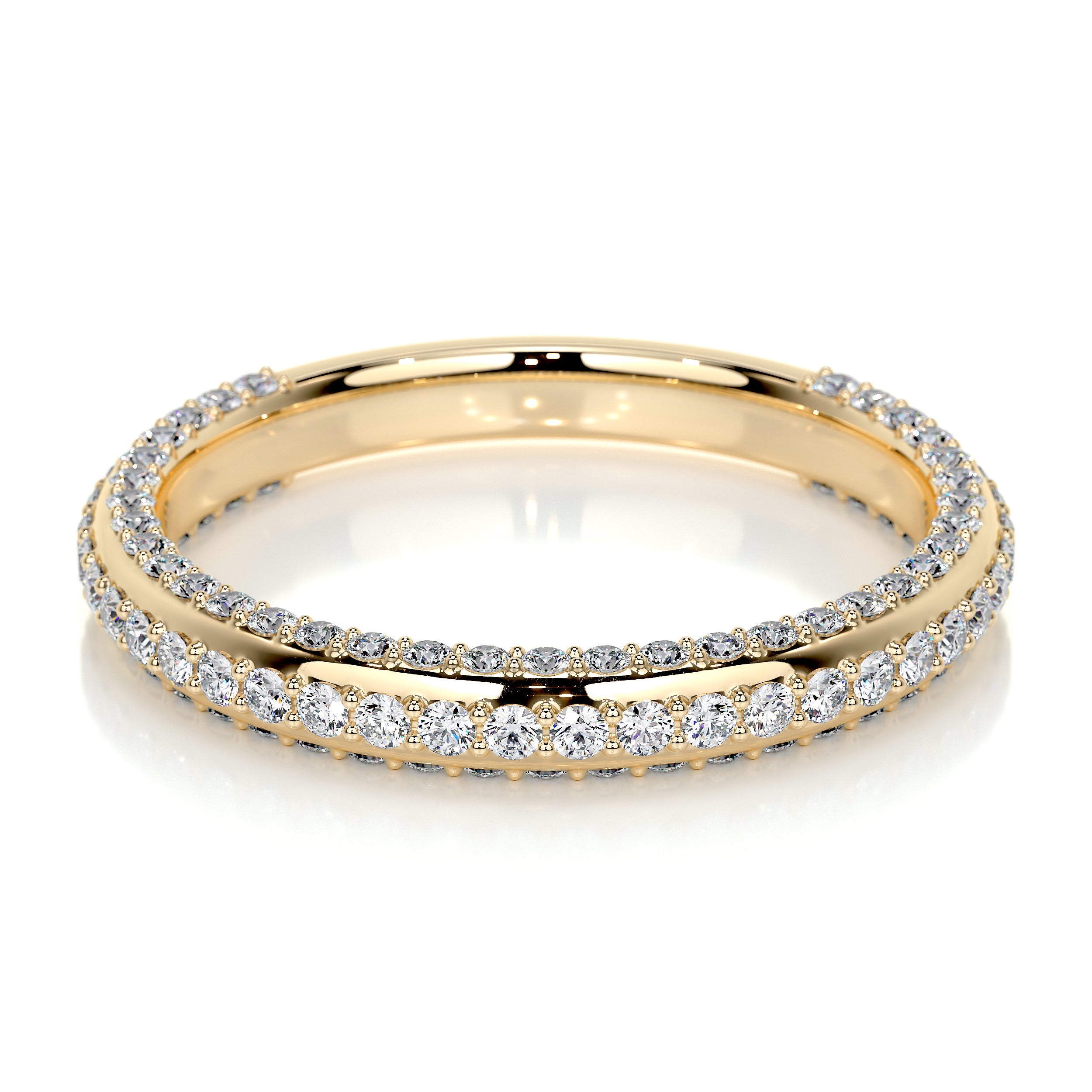 Anastasia Lab Grown Diamond Wedding Ring   (0.75 Carat) -18K Yellow Gold (RTS)