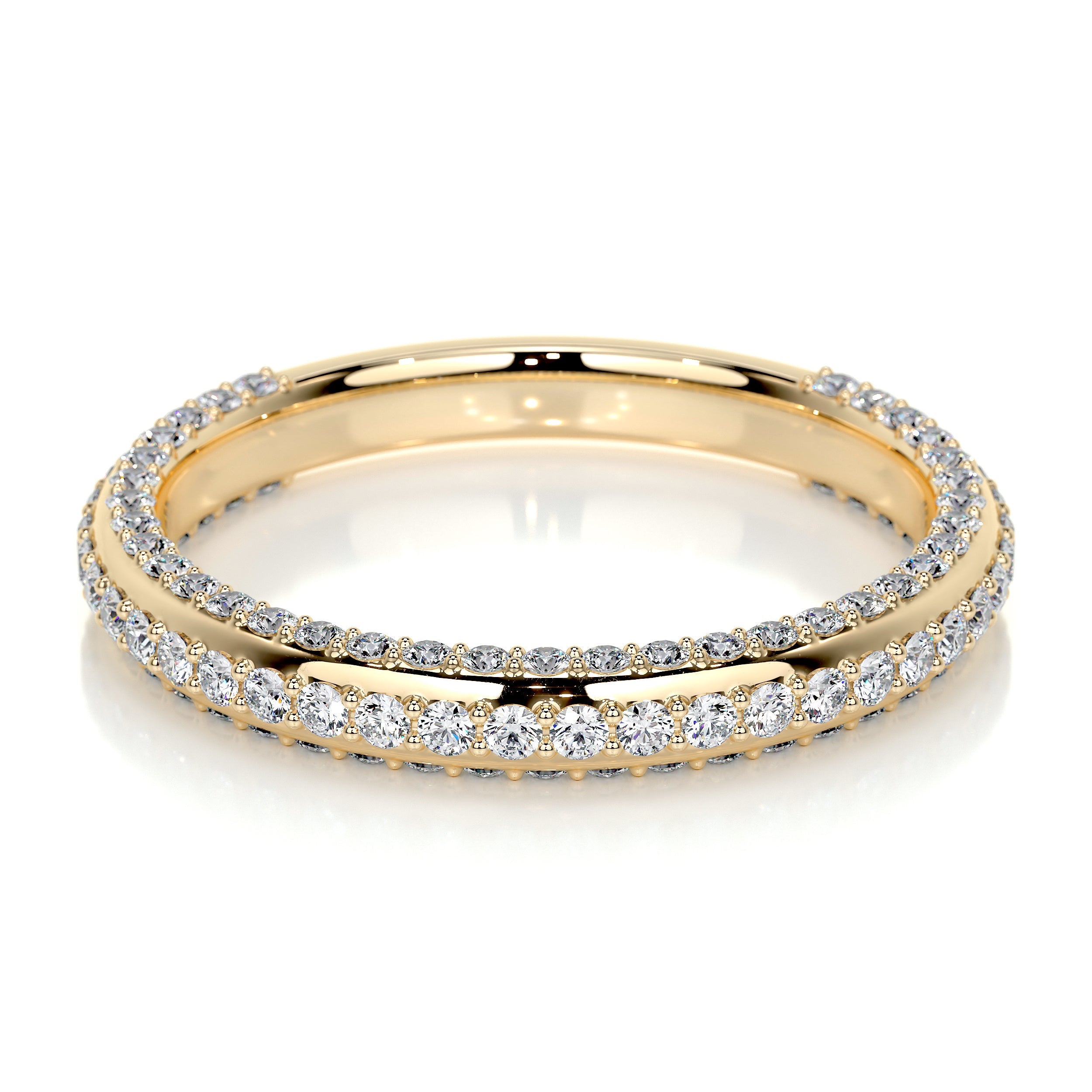Anastasia Lab Grown Diamond Wedding Ring (0.75 Carat) -18K Yellow Gold (RTS)