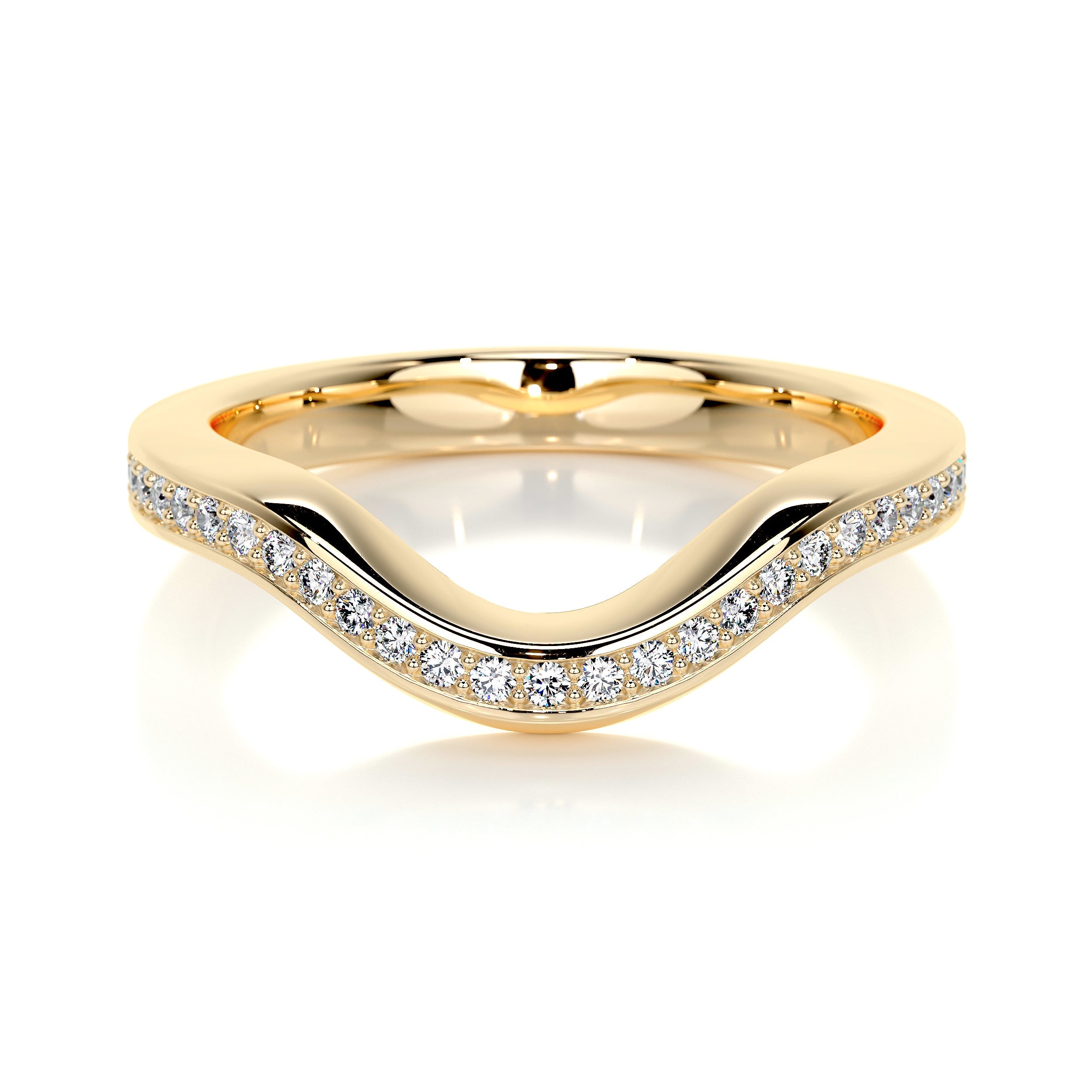 Lucy Lab Grown Diamond Wedding Ring   (0.30 Carat) -18K Yellow Gold  (RTS)