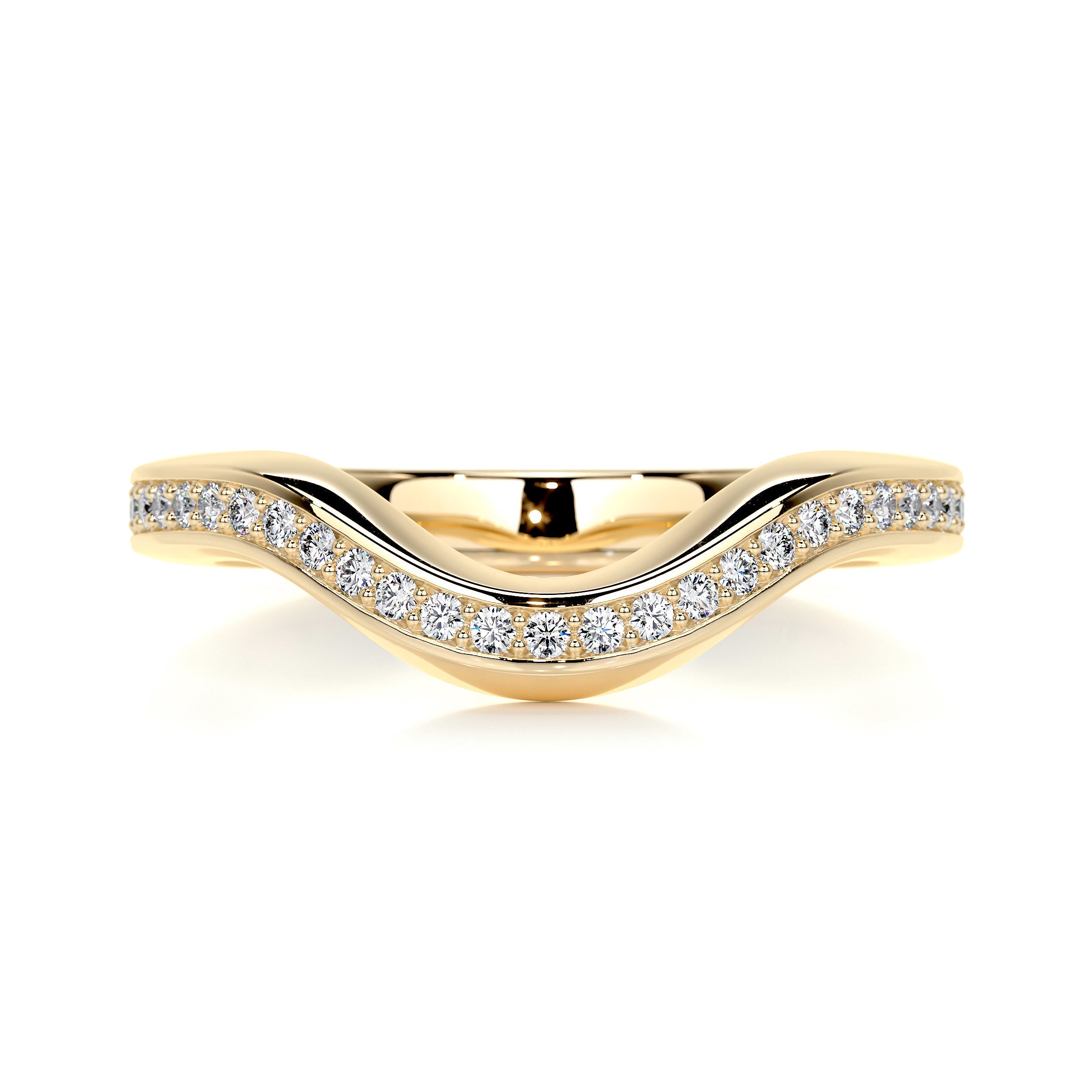 Lucy Diamond Wedding Ring   (0.30 Carat) -18K Yellow Gold  (RTS)