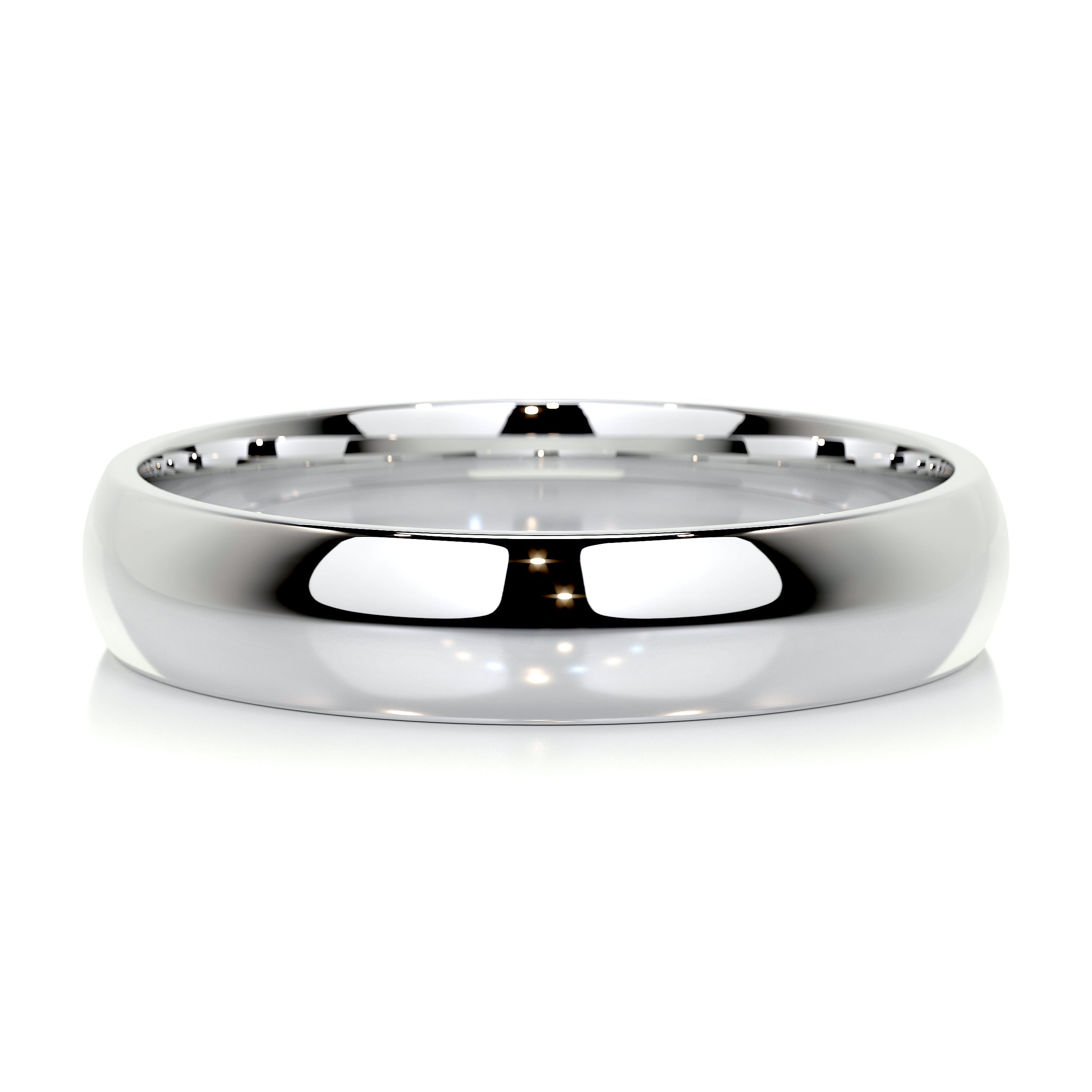 Tatiana Wedding Band -14K White Gold (RTS)