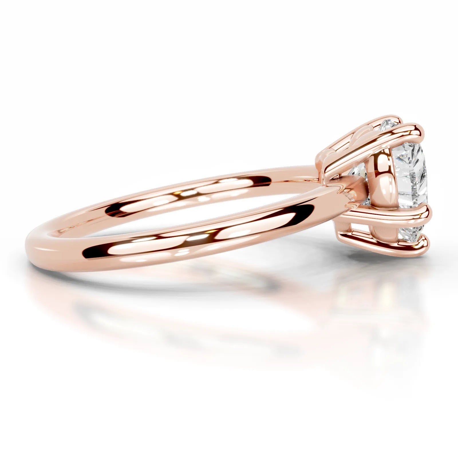 Adaline Lab Grown Diamond Ring Heart -14K Rose Gold