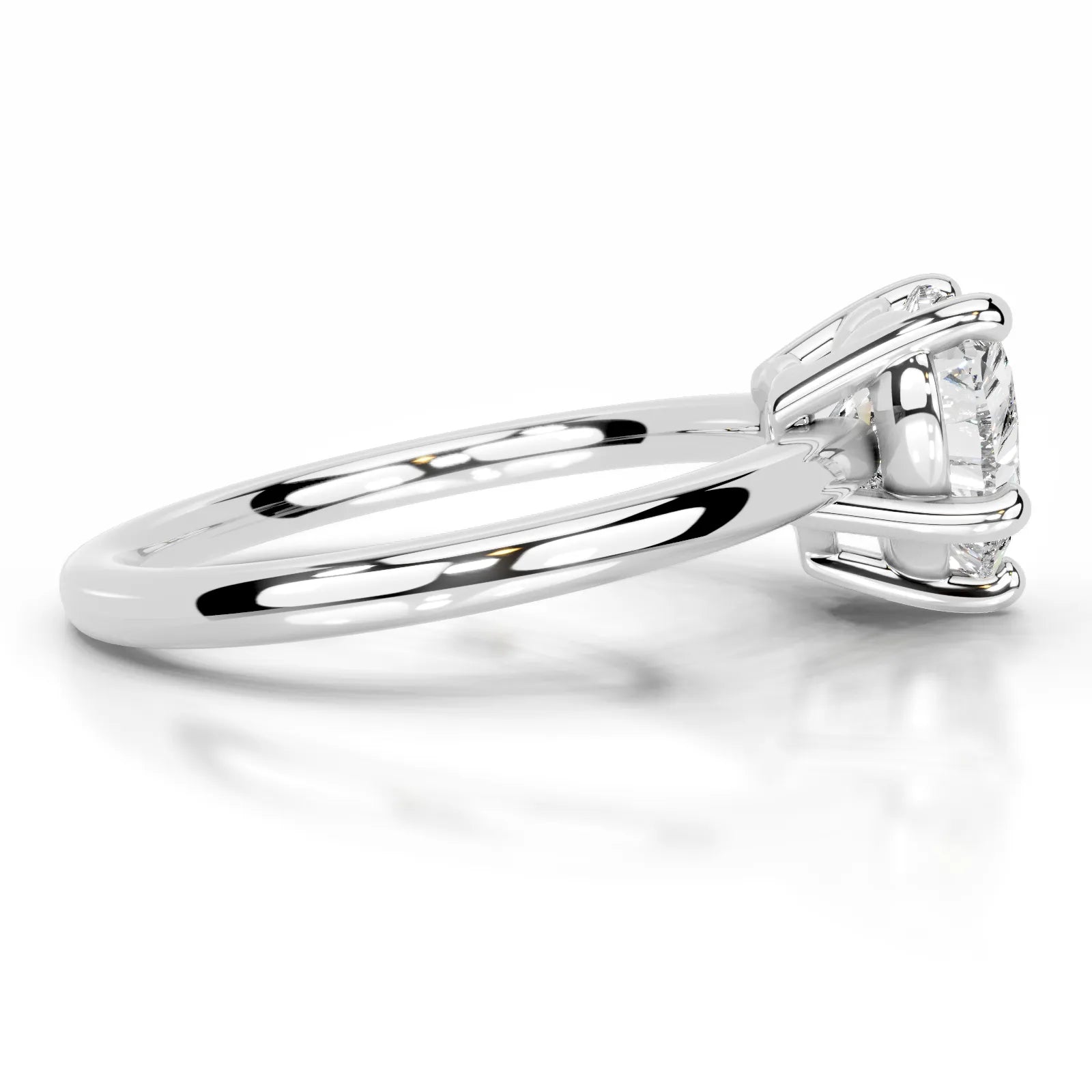 Adaline Lab Grown Diamond Ring Heart -14K White Gold