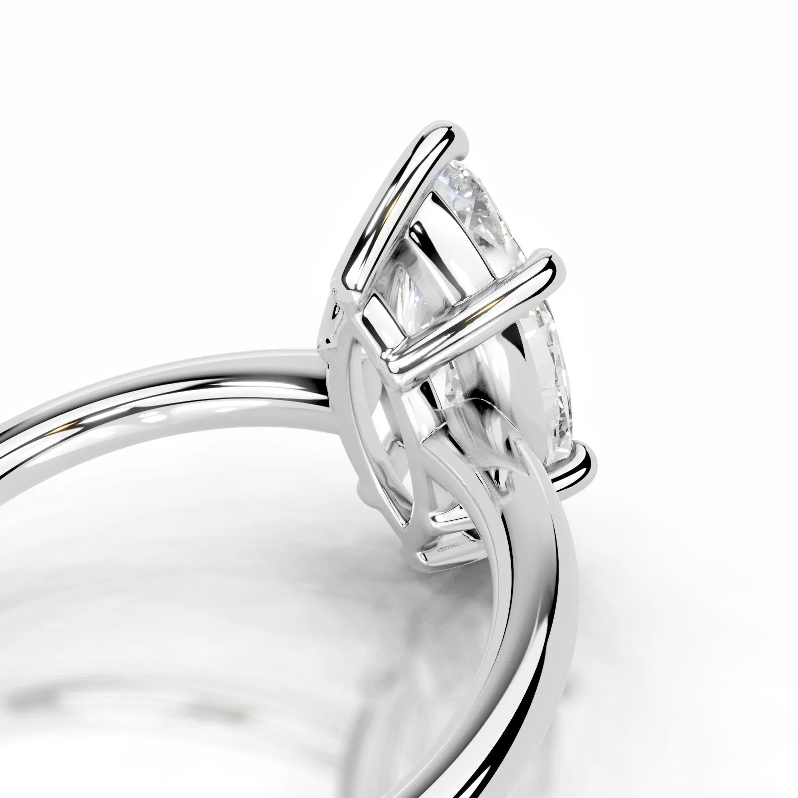 Adaline Lab Grown Diamond Ring Marquise -14K White Gold