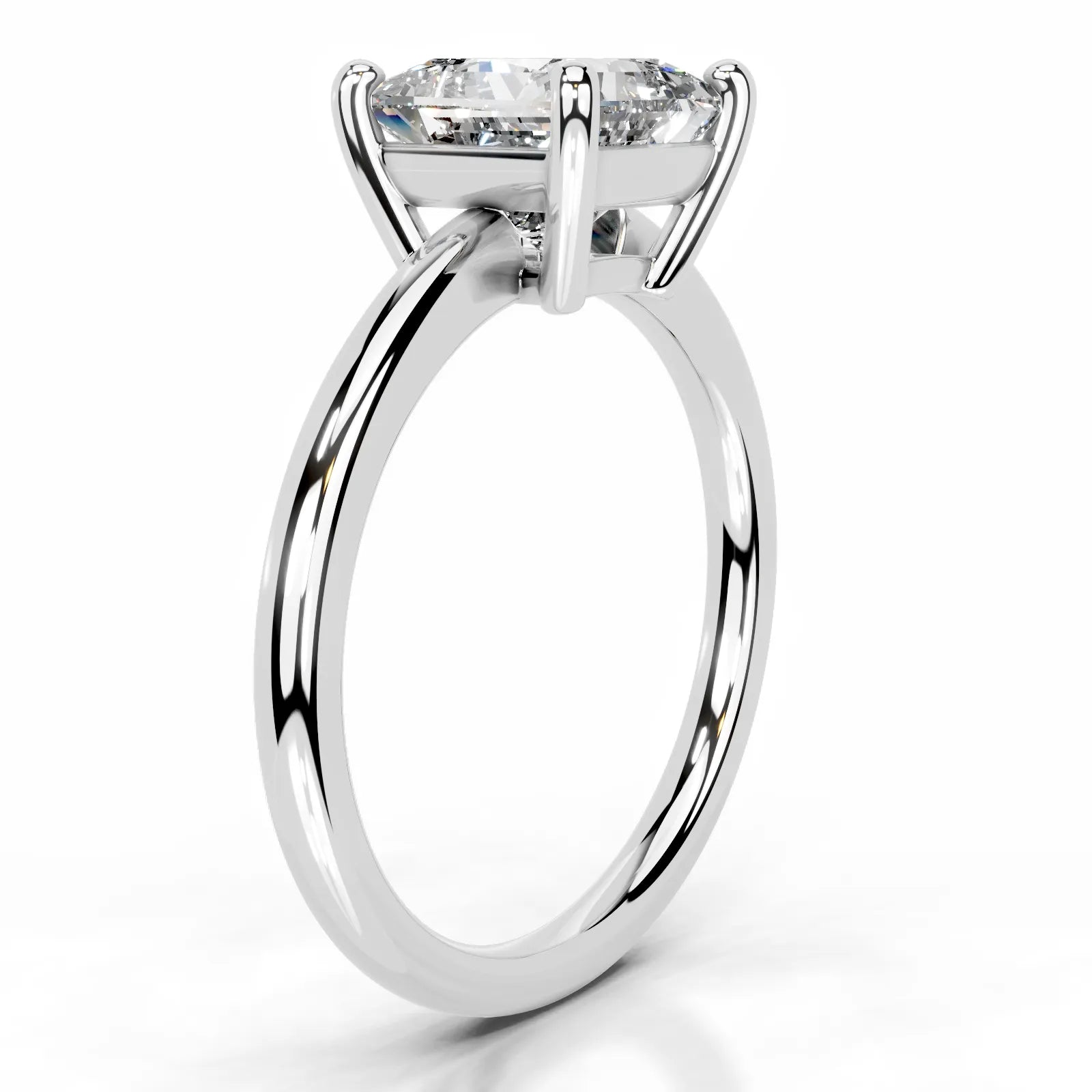 Adaline Lab Grown Diamond Ring Princess -14K White Gold