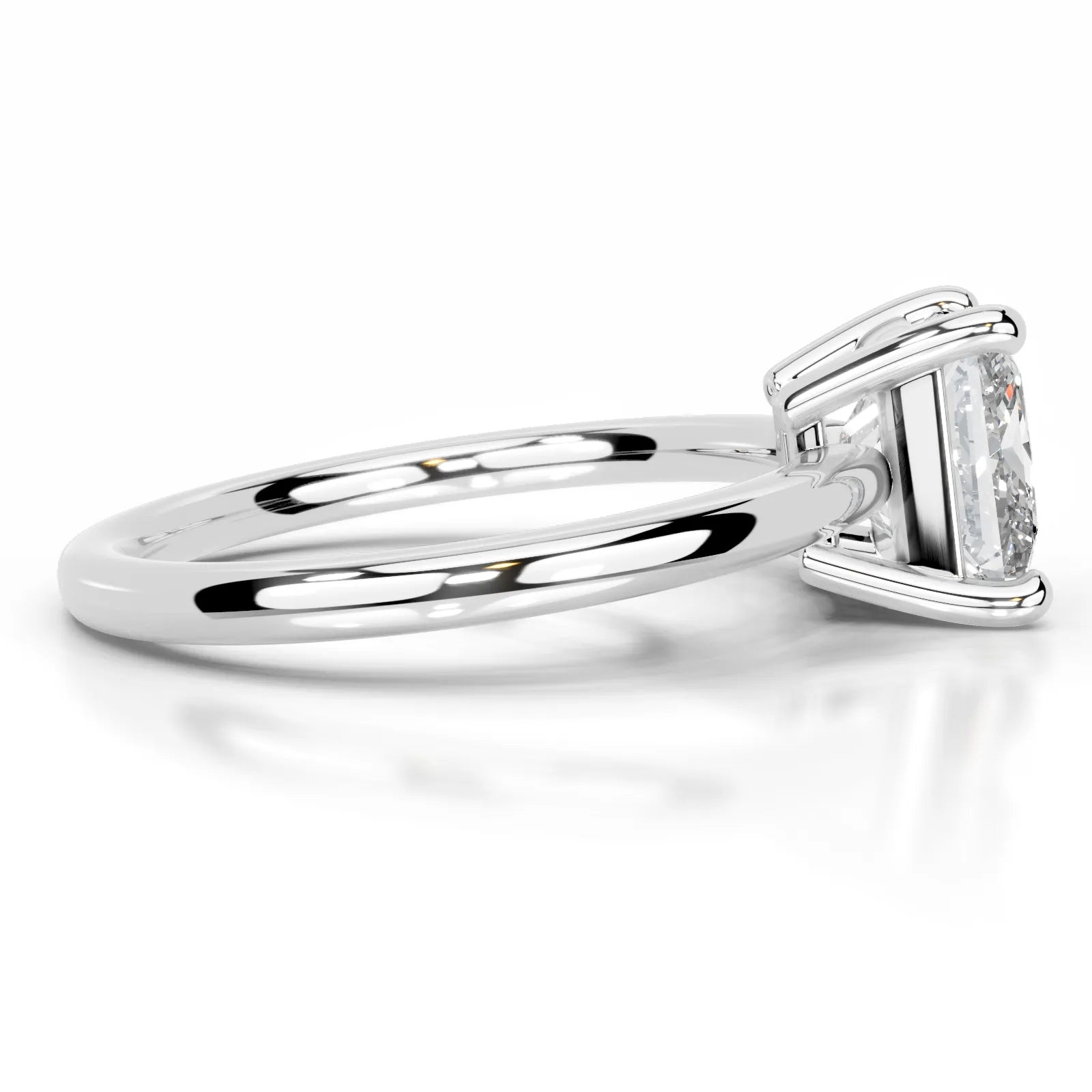 Adaline Lab Grown Diamond Ring Princess -14K White Gold