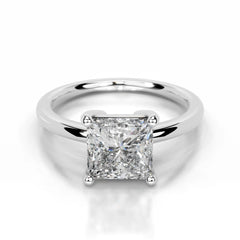 Adaline Lab Grown Diamond Ring Princess -Platinum