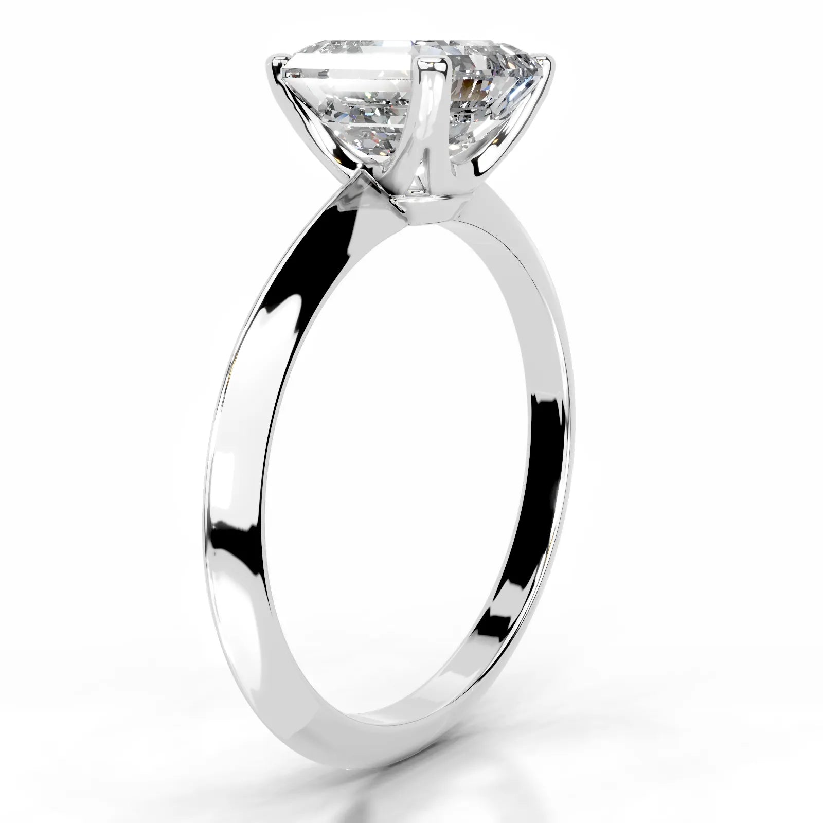 Alexis Lab Grown Diamond Ring Asscher -14K White Gold