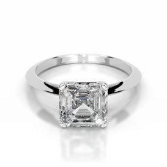 Alexis Lab Grown Diamond Ring Asscher -14K White Gold