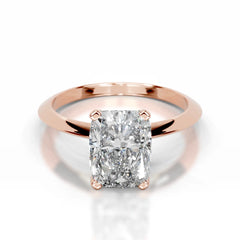 Alexis Lab Grown Diamond Ring Elongated Cushion -14K Rose Gold