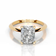 Alexis Lab Grown Diamond Ring Elongated Radiant -18K Yellow Gold