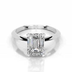 Alexis Lab Grown Diamond Ring Emerald -14K White Gold