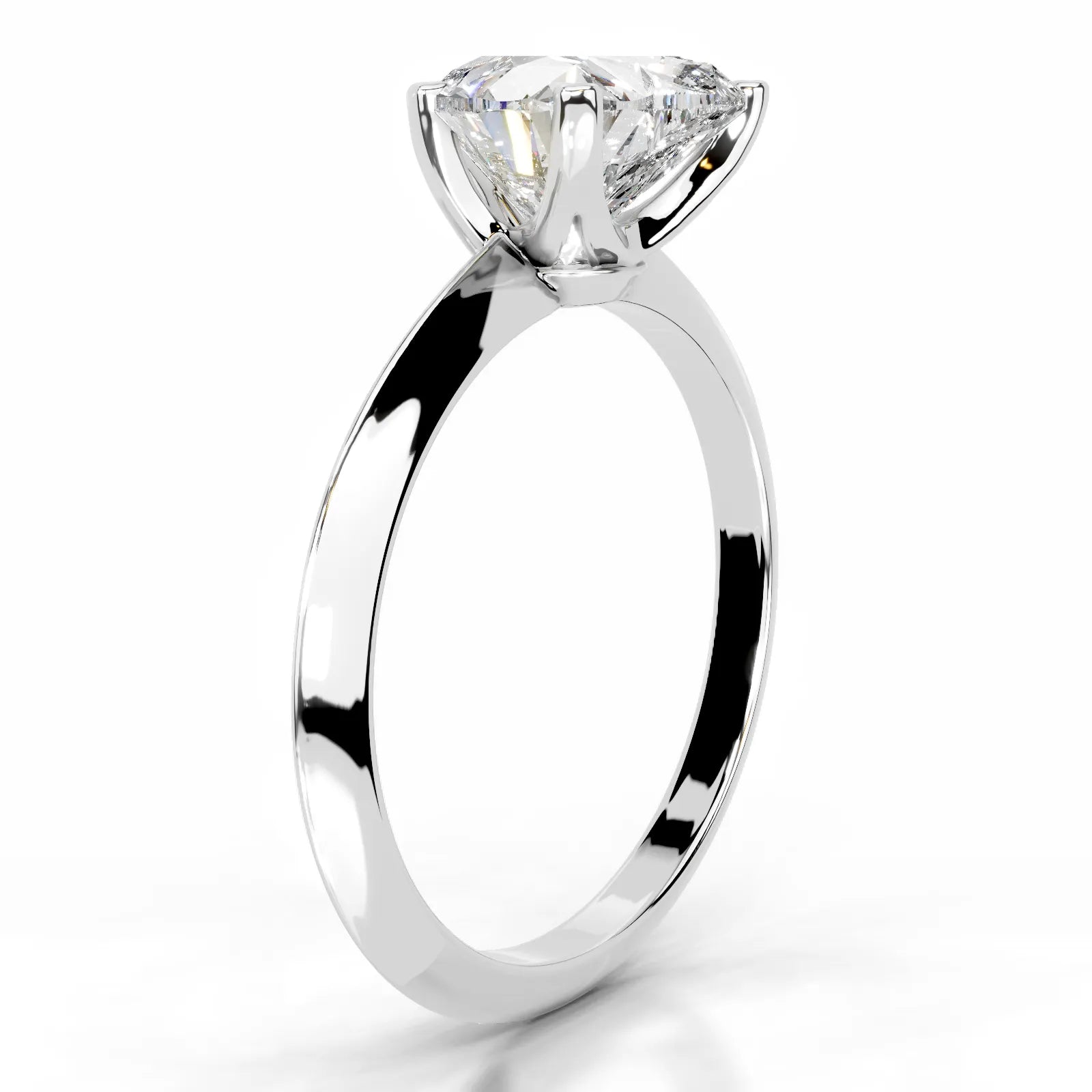 Alexis Lab Grown Diamond Ring Heart -14K White Gold