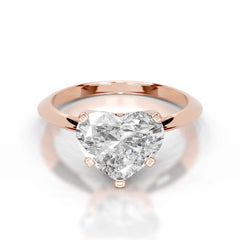 Alexis Lab Grown Diamond Ring Heart -14K Rose Gold
