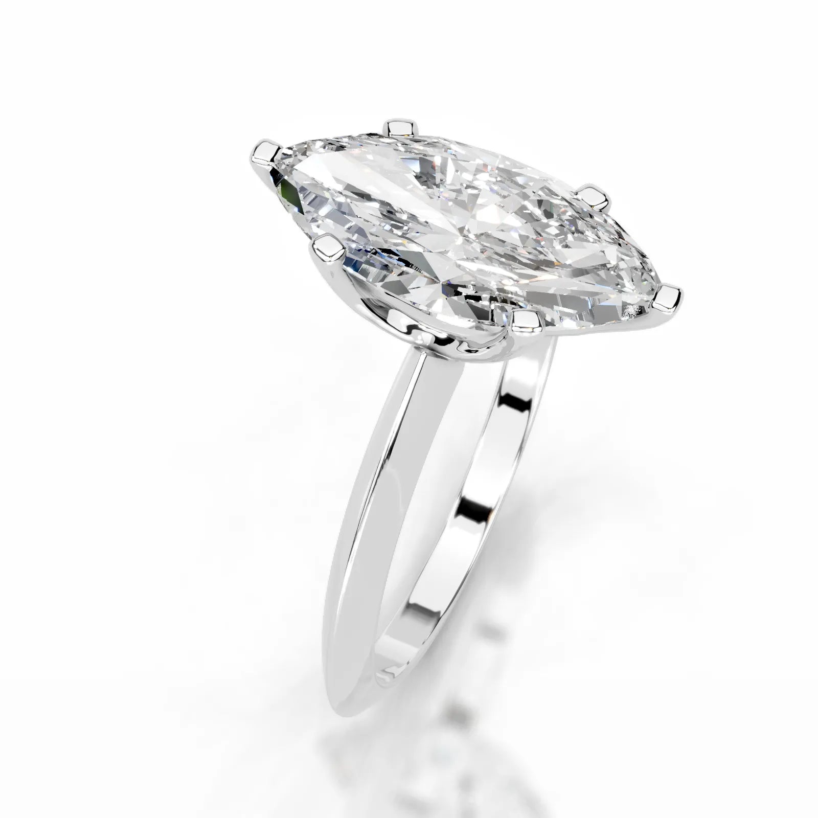 Alexis Lab Grown Diamond Ring Marquise -14K White Gold