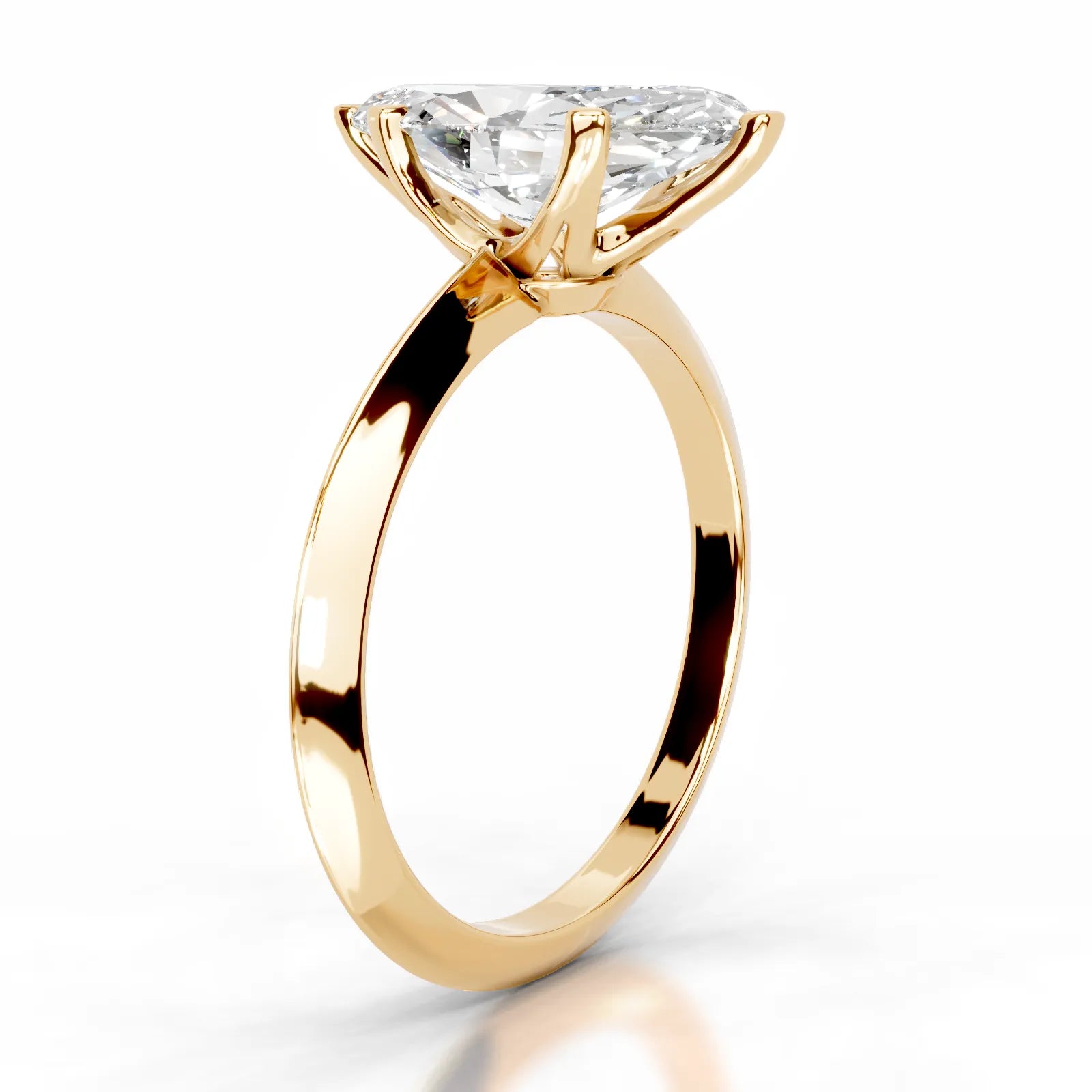 Alexis Lab Grown Diamond Ring Marquise -18K Yellow Gold