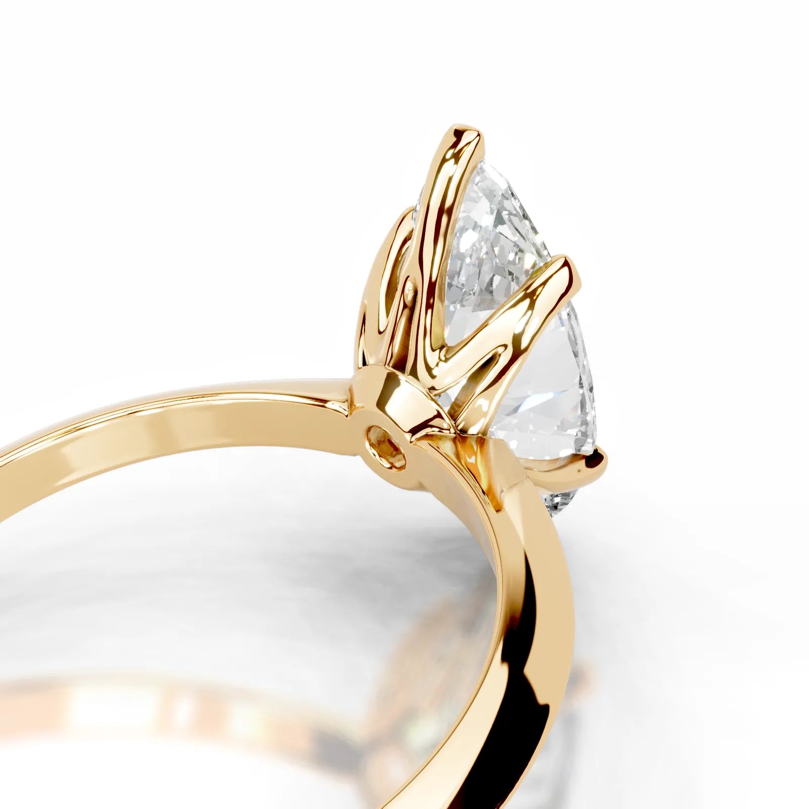 Alexis Lab Grown Diamond Ring Marquise -18K Yellow Gold