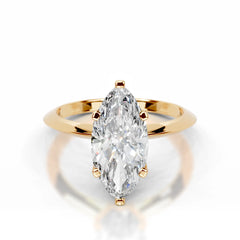 Alexis Lab Grown Diamond Ring Marquise -18K Yellow Gold