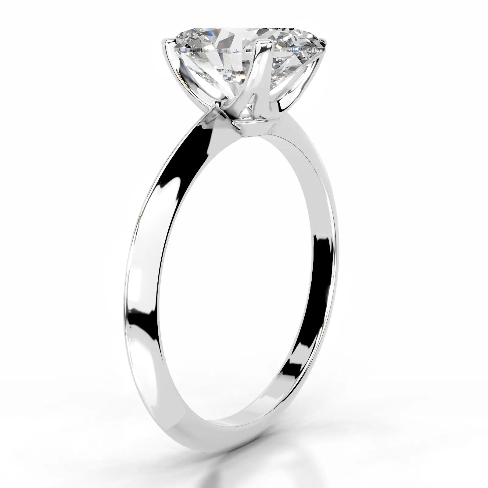 Alexis Lab Grown Diamond Ring Oval -14K White Gold