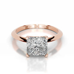Alexis Lab Grown Diamond Ring Princess -14K Rose Gold