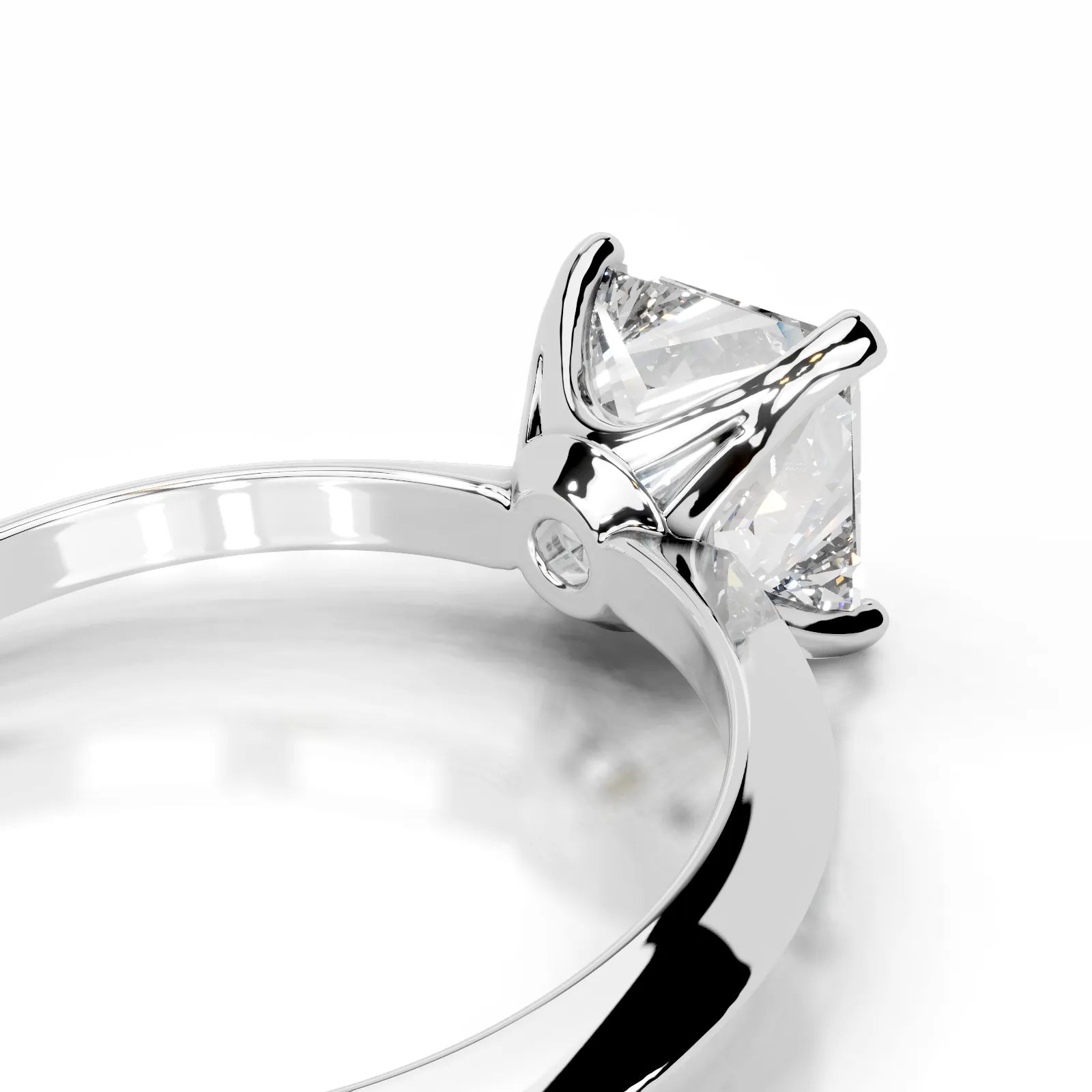 Alexis Lab Grown Diamond Ring Princess -14K White Gold