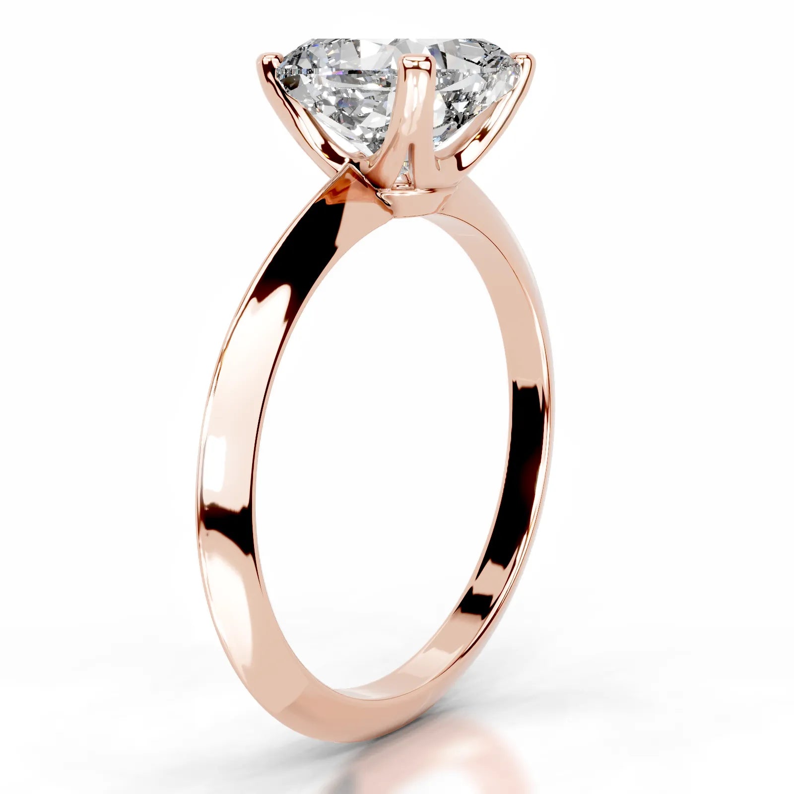 Alexis Lab Grown Diamond Ring Square Cushion -14K Rose Gold